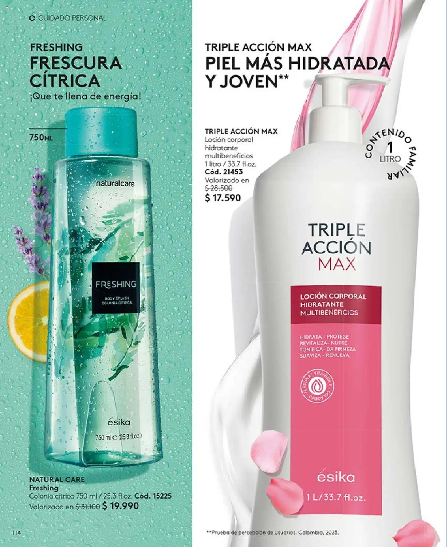 Catálogo Ésika Campaña 5 │ válido desde el 01.03.2026 | Página: 114 | Productos: Loción, Body, Té