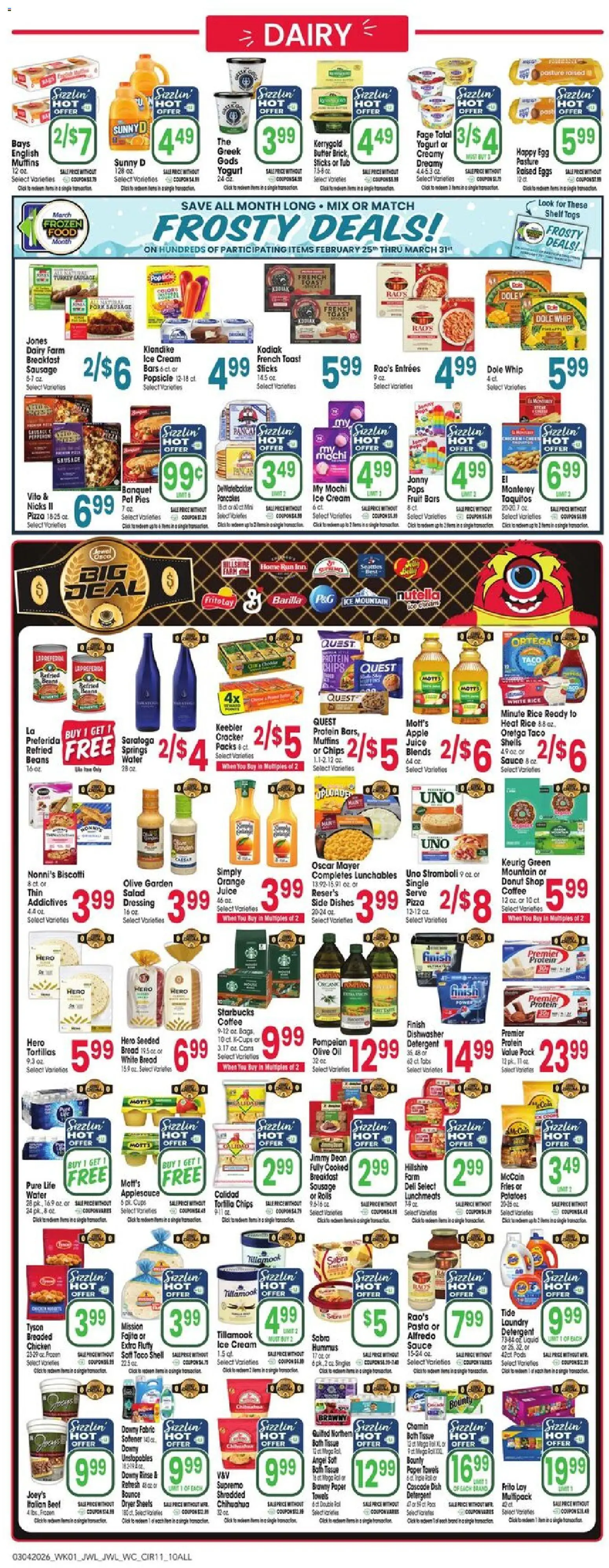 Jewel Osco Weekly Ad - IN - valid from 04.03.2026 | Page: 11 | Products: Oil, Rice, Salad, Water