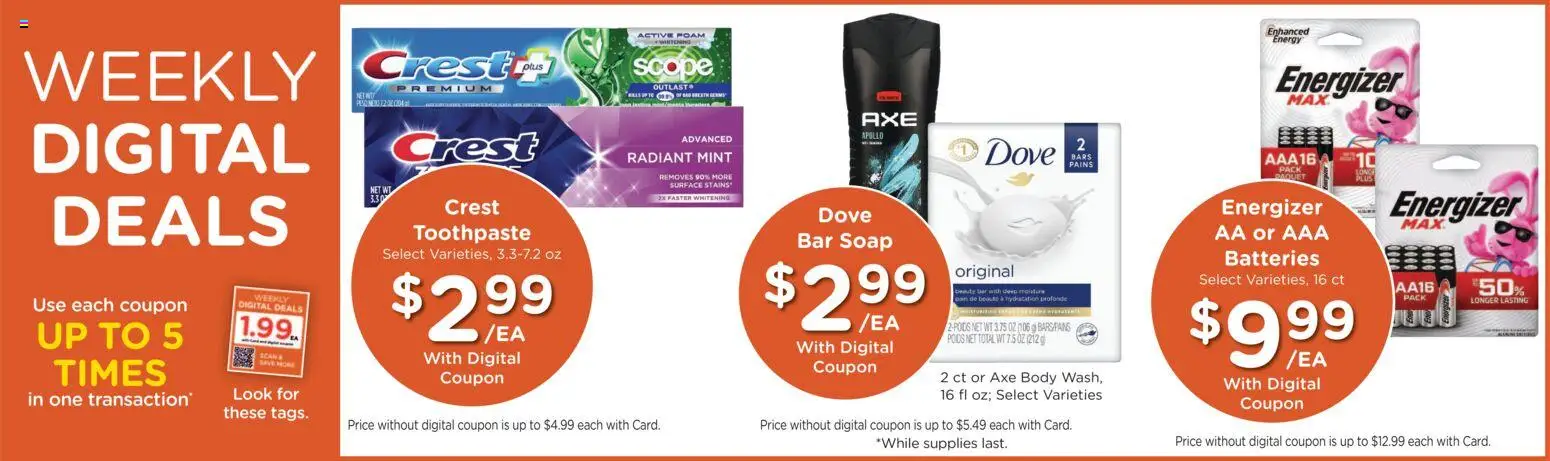 Dillons Weekly Ad - valid from 17.12.2025 | Page: 3 | Products: Axe, Soap, Toothpaste, Bar Soap