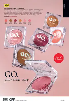 Preview of Avon weekly ads valid from 08.04.2026 | Page: 77 | Products: Powder, Blush, Eyeshadow, Melon
