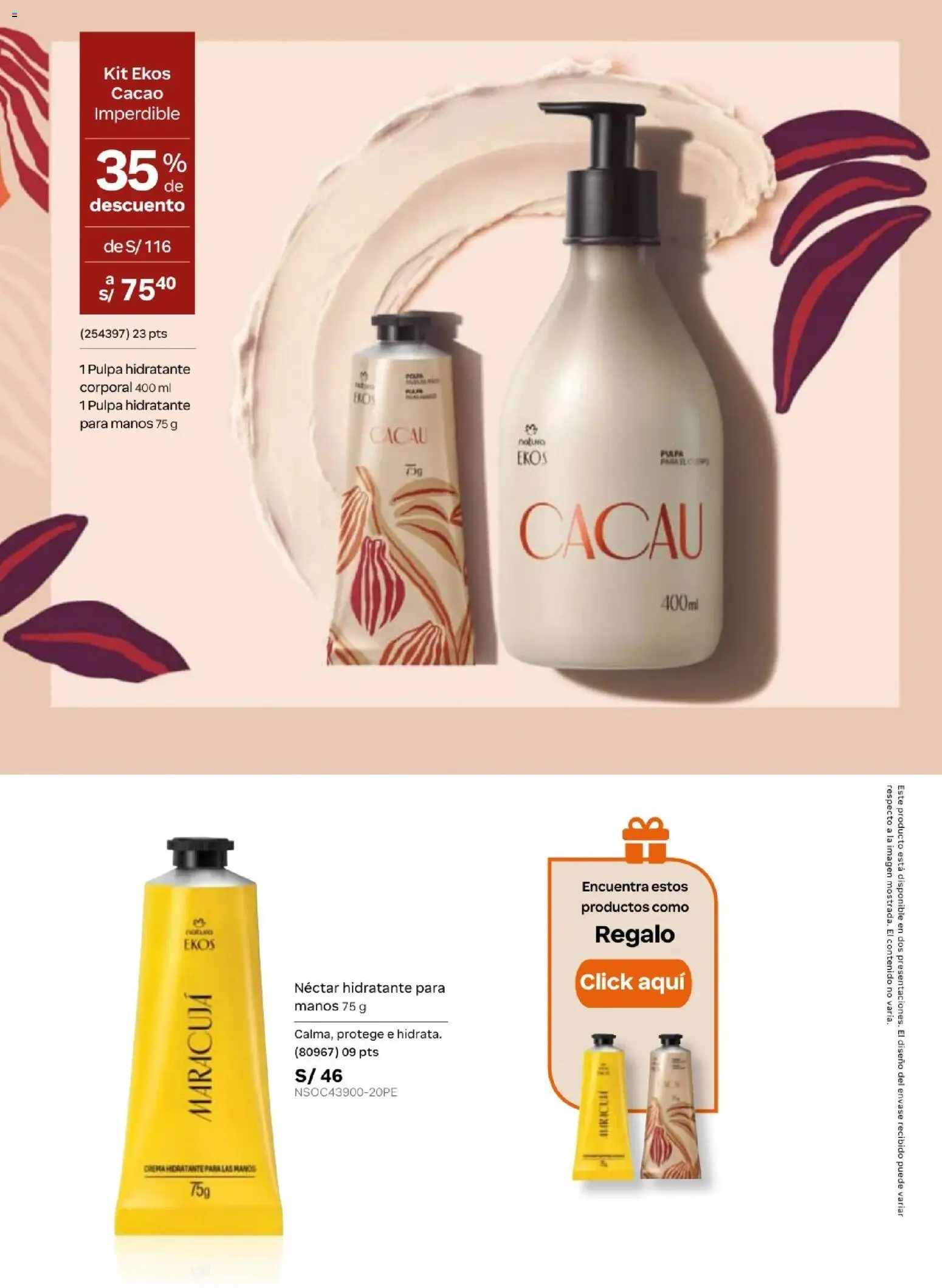 Catálogo Natura válido desde 31.03.2026 | Página: 103 | Productos: Té, Crema