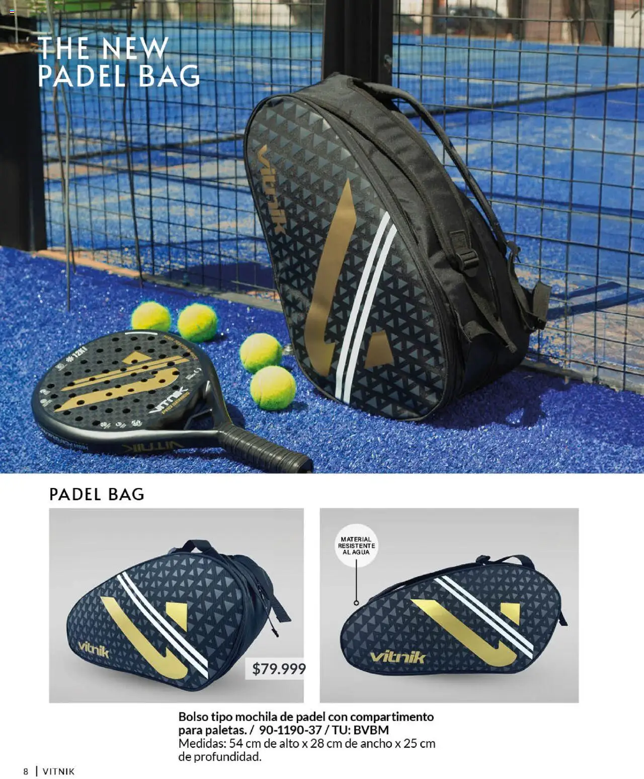 Vitnik catálogo Accesorios │ válido desde el 08.08.2025 | Página: 8 | Productos: Agua, Bolso, Mochila