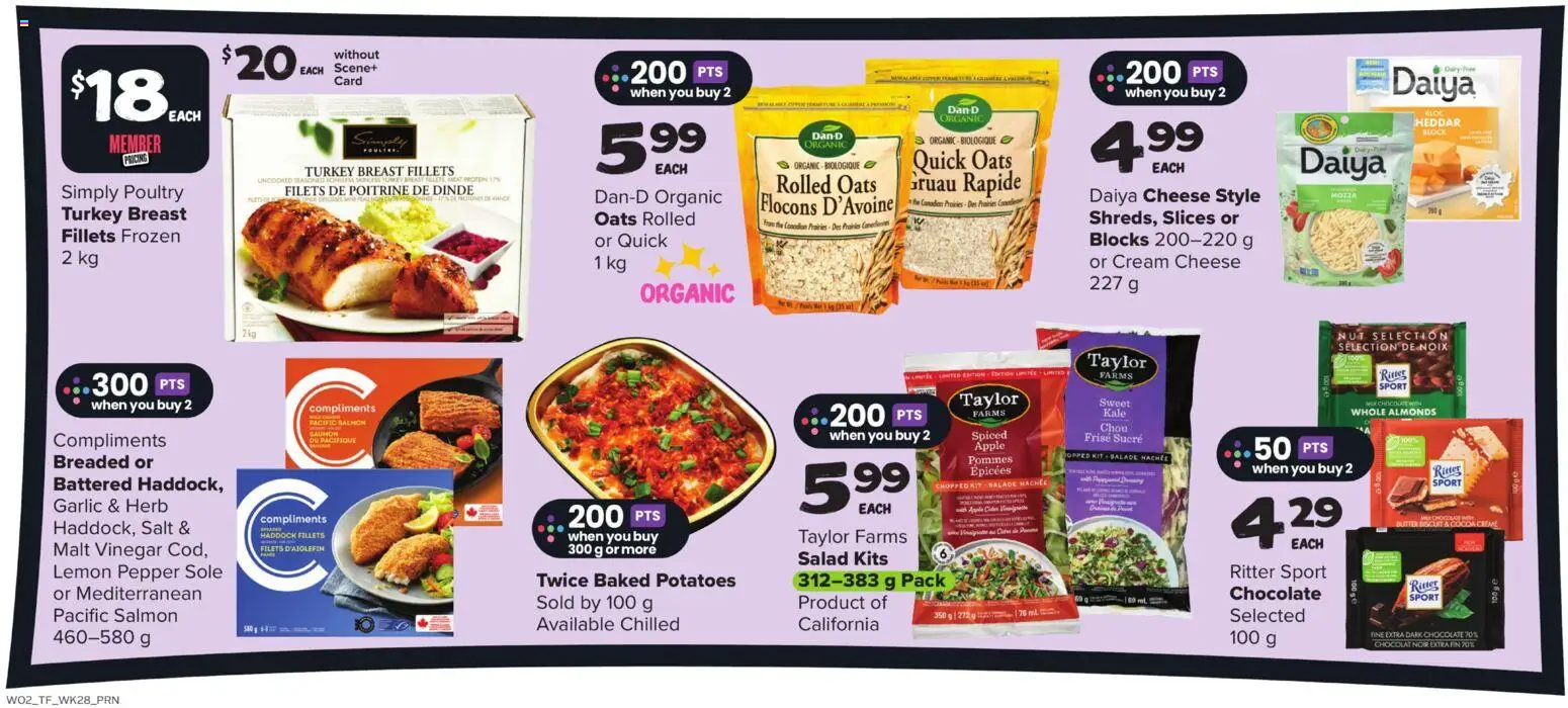 Thrifty Foods flyer valid from 06.11.2025 | Page: 10 | Products: Cream, Turkey, Cheese, Chocolate