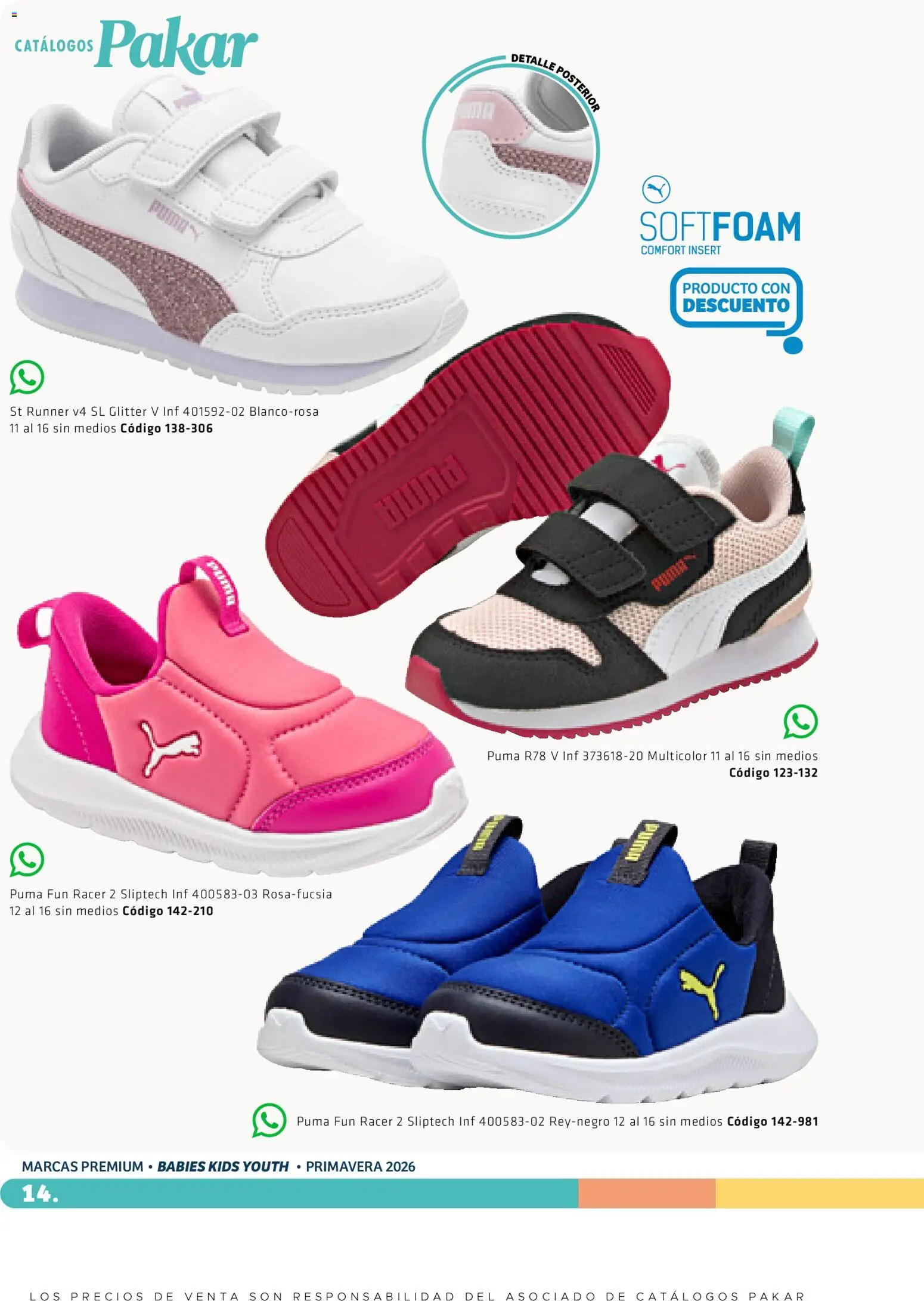 Nuevas ofertas de SC Pakar válidas en toda la República Mexicana desde el 27.02.2026. ¡Encuentra las mejores ofertas en SC Pakar catálogo Premium Kids! | Página: 14 | Productos: Glitter