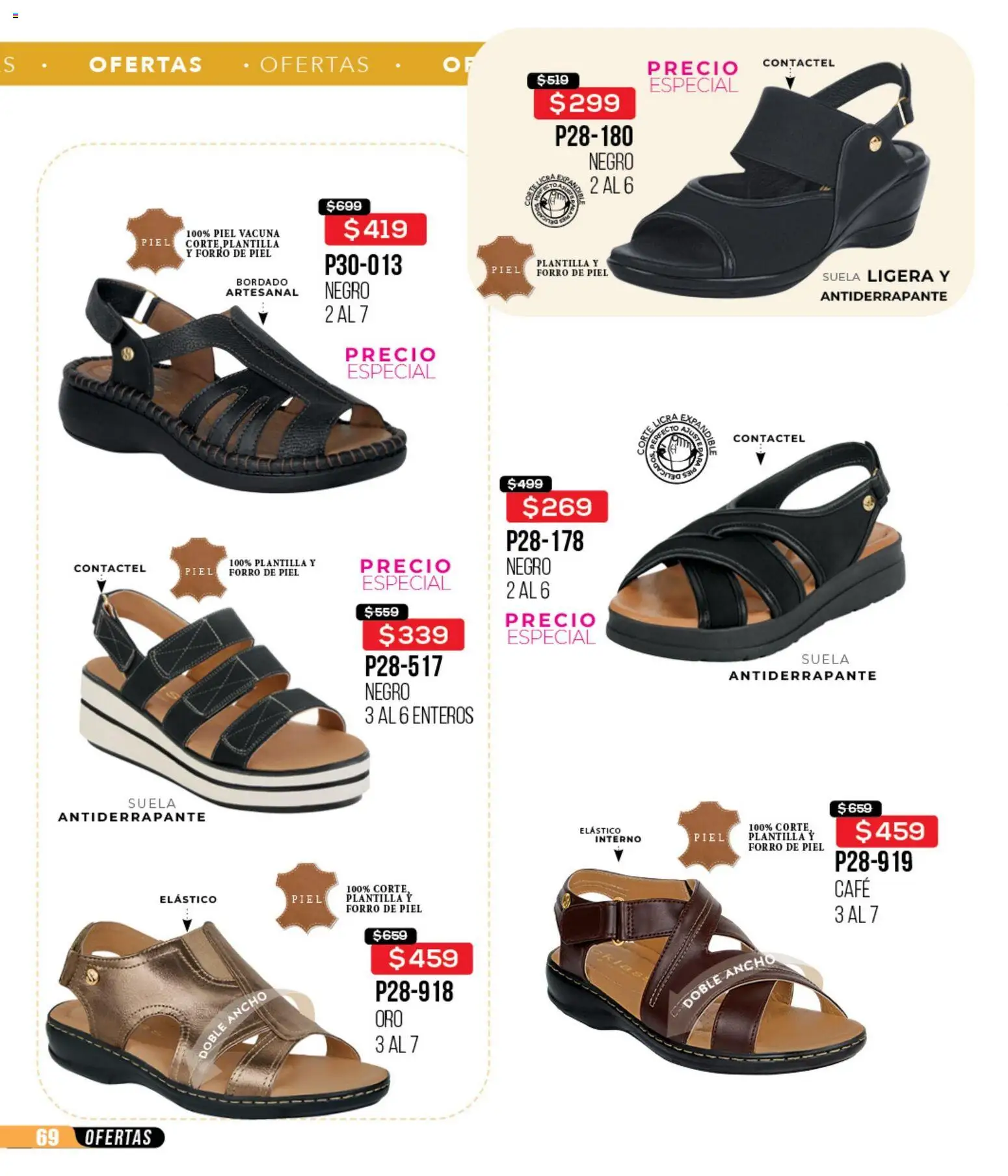 Nuevas ofertas de Cklass válidas en toda la República Mexicana desde el 12.01.2026. ¡Encuentra las mejores ofertas en Cklass catálogo Mega Ofertas Calzado! | Página: 70 | Productos: Café