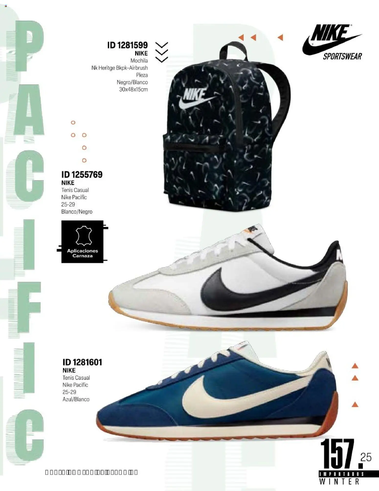 Nuevas ofertas de Price Shoes válidas en toda la República Mexicana desde el 11.11.2025. ¡Encuentra las mejores ofertas en Price Shoes catálogo Importados Winter 2025  ! | Página: 157 | Productos: Tenis, Mochila