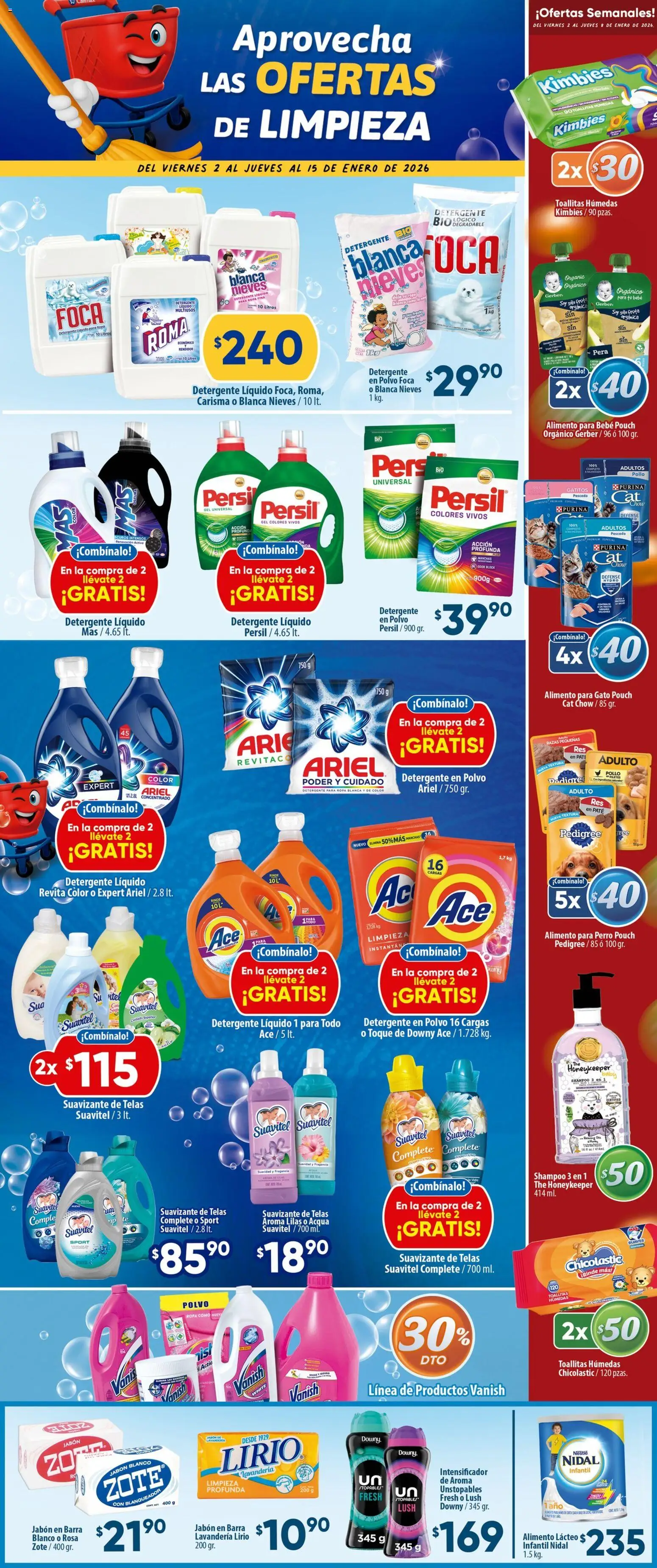 Nuevas ofertas de Calimax válidas en toda la República Mexicana desde el 02.01.2026. ¡Encuentra las mejores ofertas en Calimax folleto Tijuana! | Página: 2 | Productos: Pera, Barra, Paté, Polvo