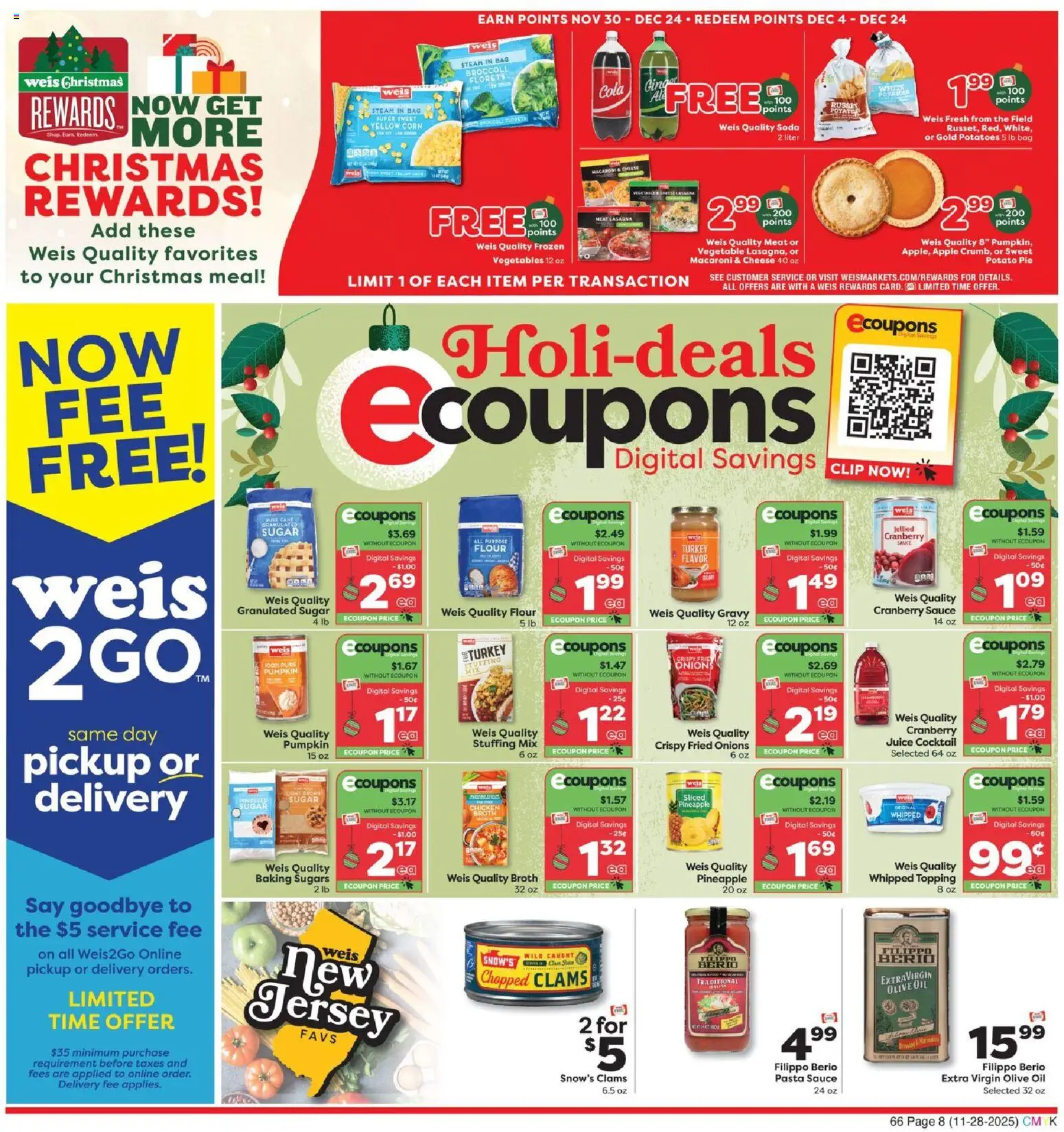 Weis Monthly Ad - valid from 28.11.2025 | Page: 12 | Products: Pineapple, Sugar, Pc, Bag