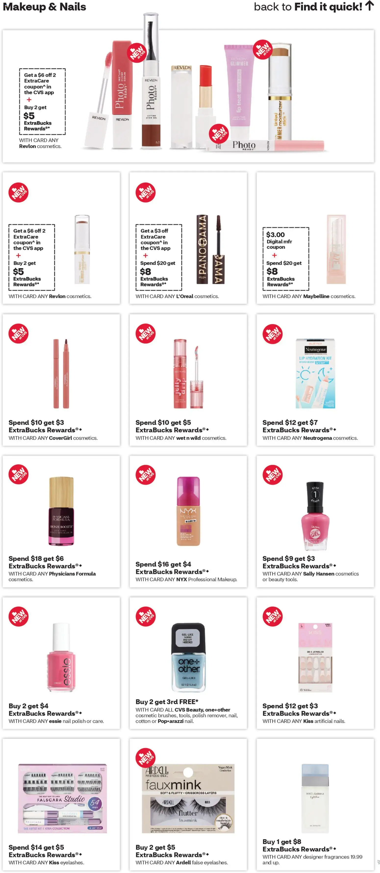 CVS Pharmacy Weekly Ad - WA - valid from 26.04.2026 | Page: 12 | Products: Nail, Nail polish, Mask