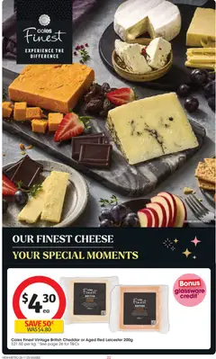 Preview of Coles Black Friday  - valid from 26.11.2025 | Page: 32 | Products: Cheese, Glassware