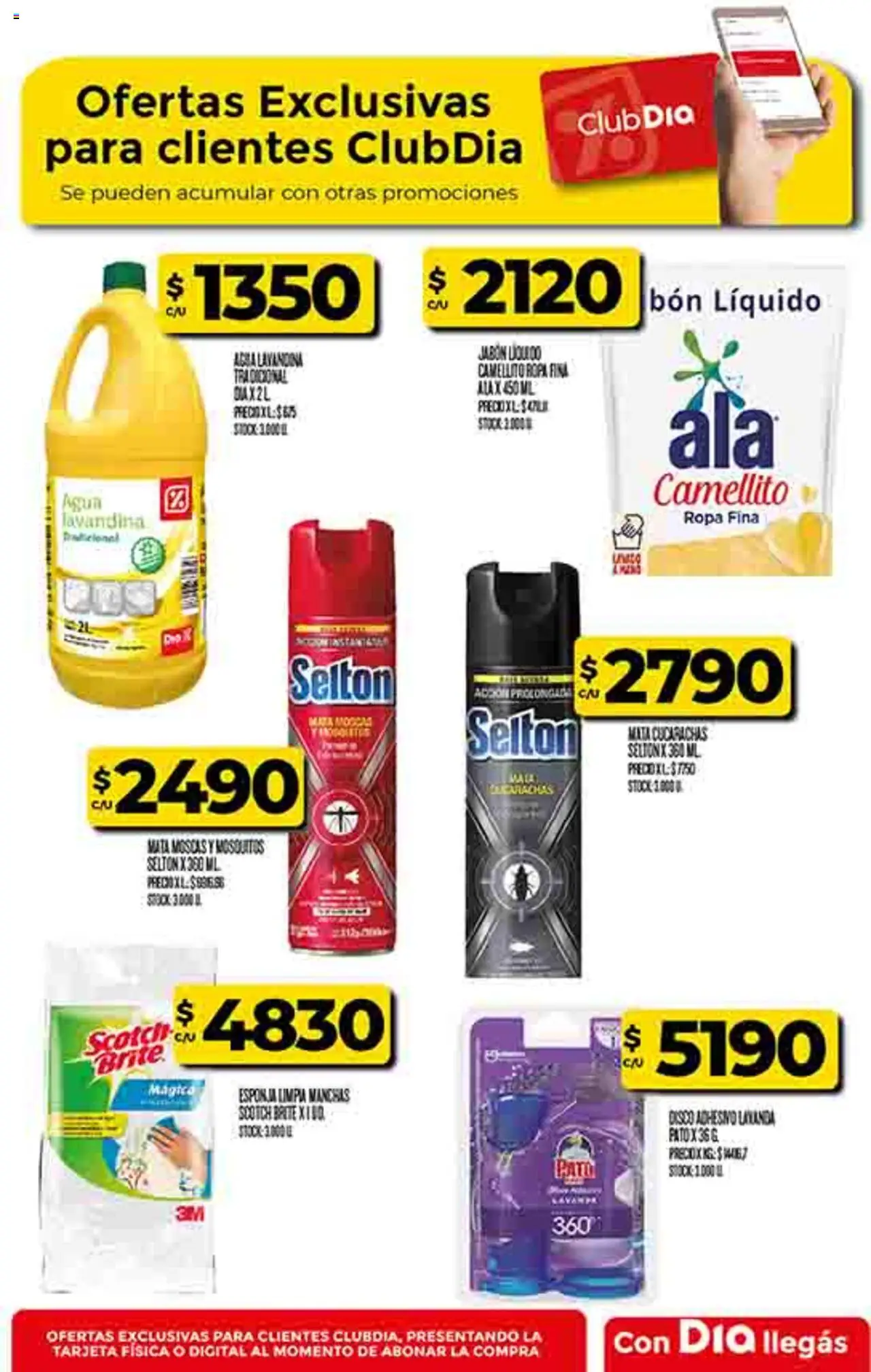 Supermercado DIA Ofertas │ válido desde el 10.09.2025 | Página: 77 | Productos: Disco, Agua, Esponja, Ropa
