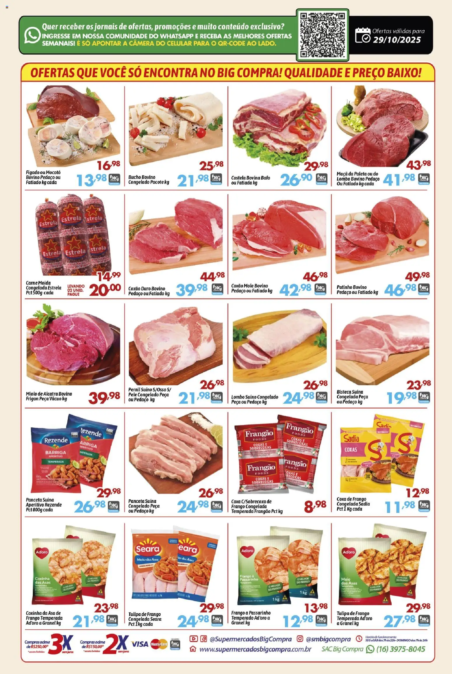Big Compra Folheto - válido de 29.10.2025 | Página: 2 | Produtos: Baixo, Frangão, Frango, Câmera