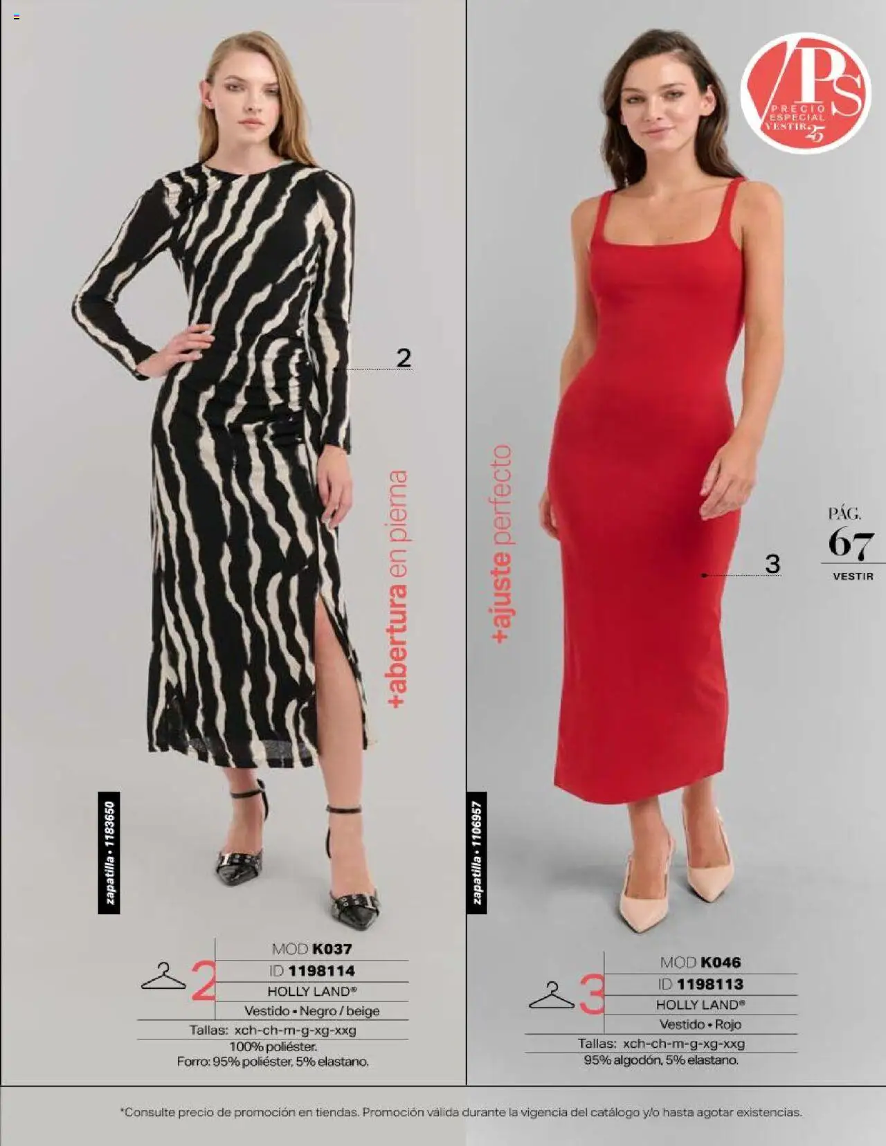 Nuevas ofertas de Price Shoes válidas en toda la República Mexicana desde el 19.02.2025. ¡Encuentra las mejores ofertas en Price Shoes catálogo Vestir Pri-Ver 2025! | Página: 69 | Productos: Vestido