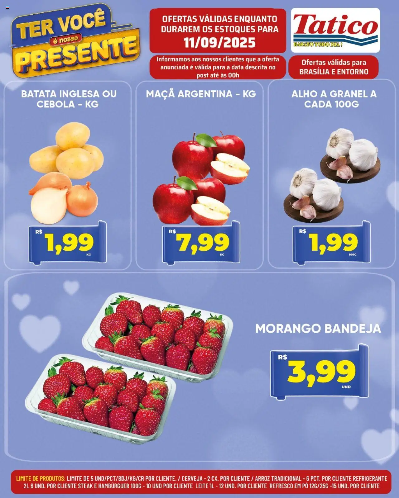 Tatico Folheto - válido de 11.09.2025 | Página: 12 | Produtos: Pó, Cerveja, Arroz, Bandeja