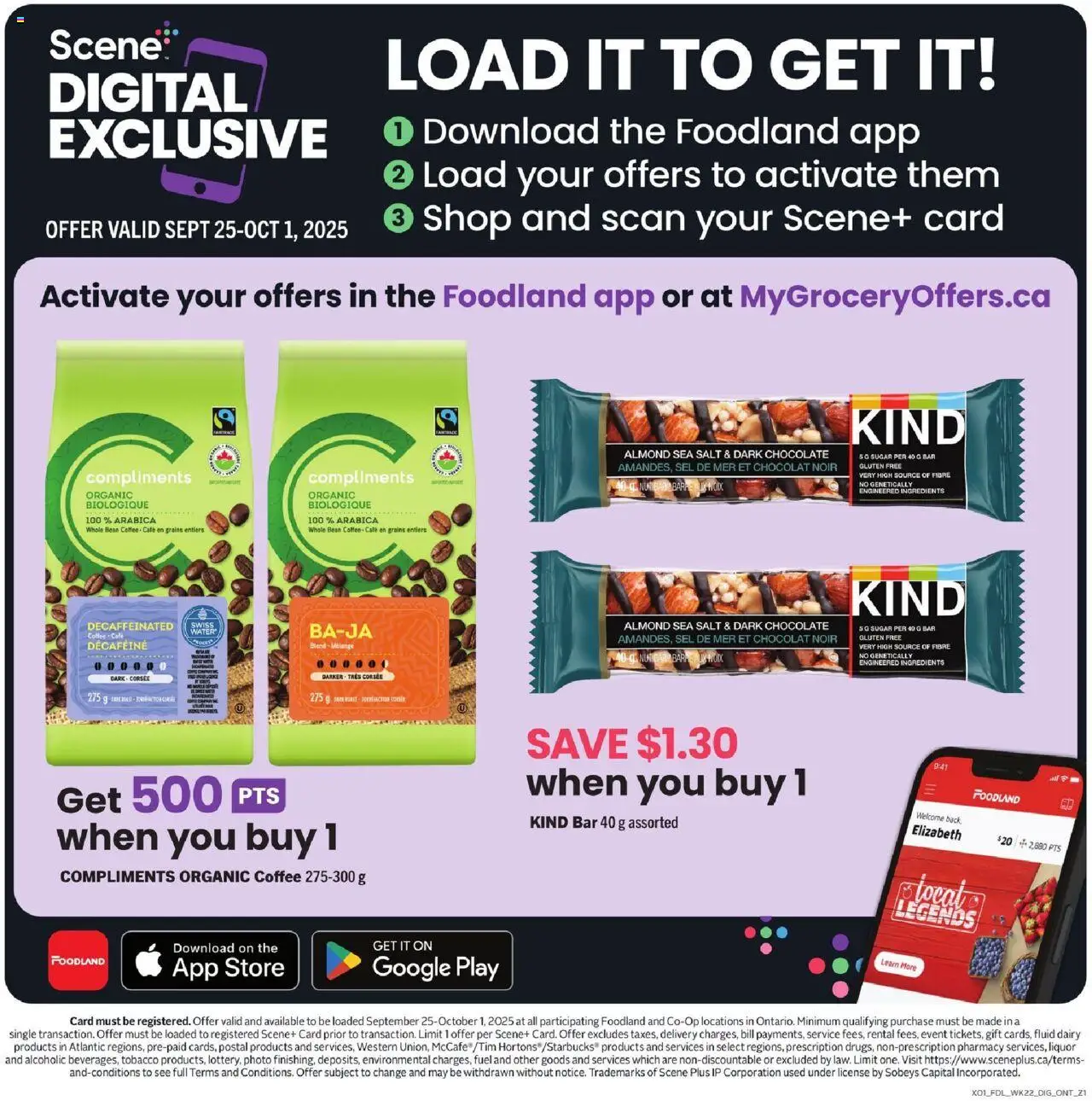 Foodland flyer valid from 25.09.2025 | Page: 7 | Products: Coffee, Chocolate