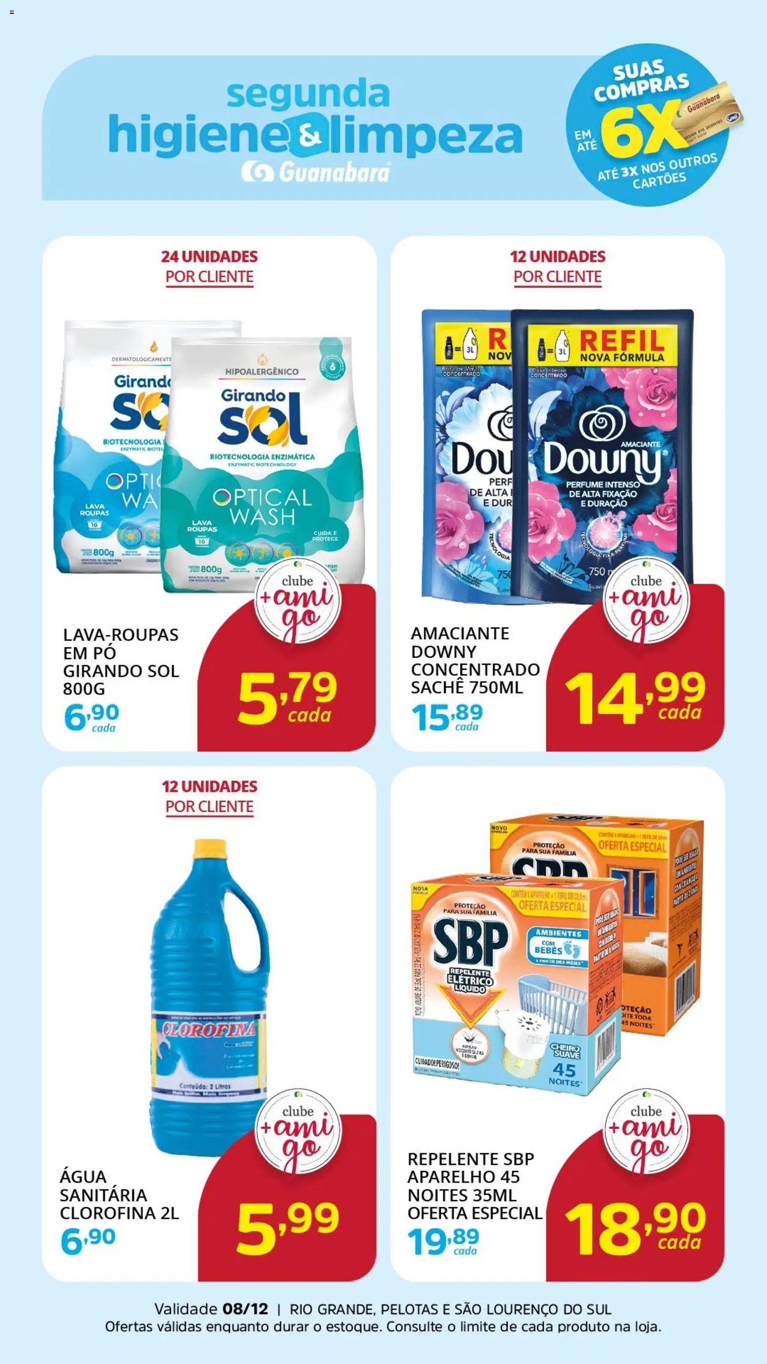 Supermercado Guanabara Folheto - válido de 08.12.2025 | Página: 2 | Produtos: Perfume, Roupas, Repelente, Amaciante