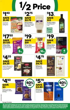 Preview of Woolworths catalogue  - valid from 01.04.2026 | Page: 4 | Products: Oil, Chocolate, Cookware, Garlic
