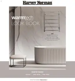 Preview of Harvey Norman Warmtech Look Book - valid from 09.02.2026
