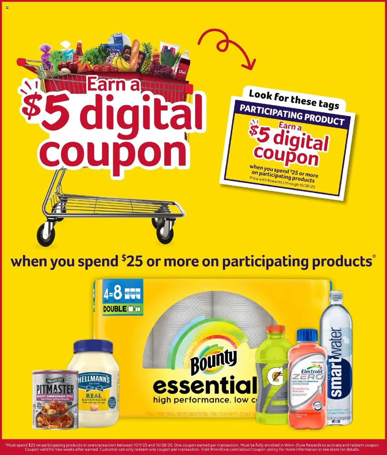 Winn Dixie Weekly Ad - valid from 15.10.2025 | Page: 4 | Products: Eggs, Mayonnaise, Lemon, Lime