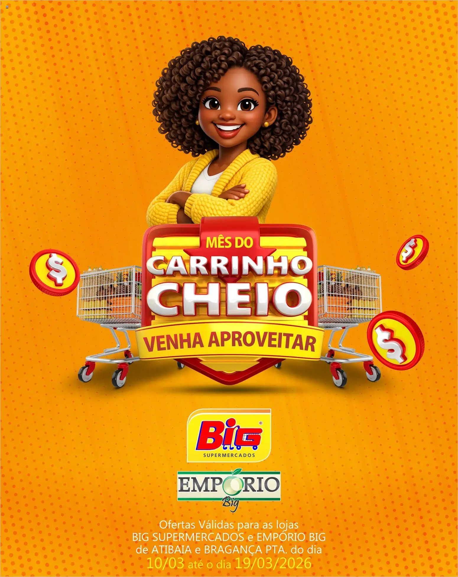 Big Supermercados Folheto - válido de 10.03.2026 | Página: 1 | Produtos: Carrinho