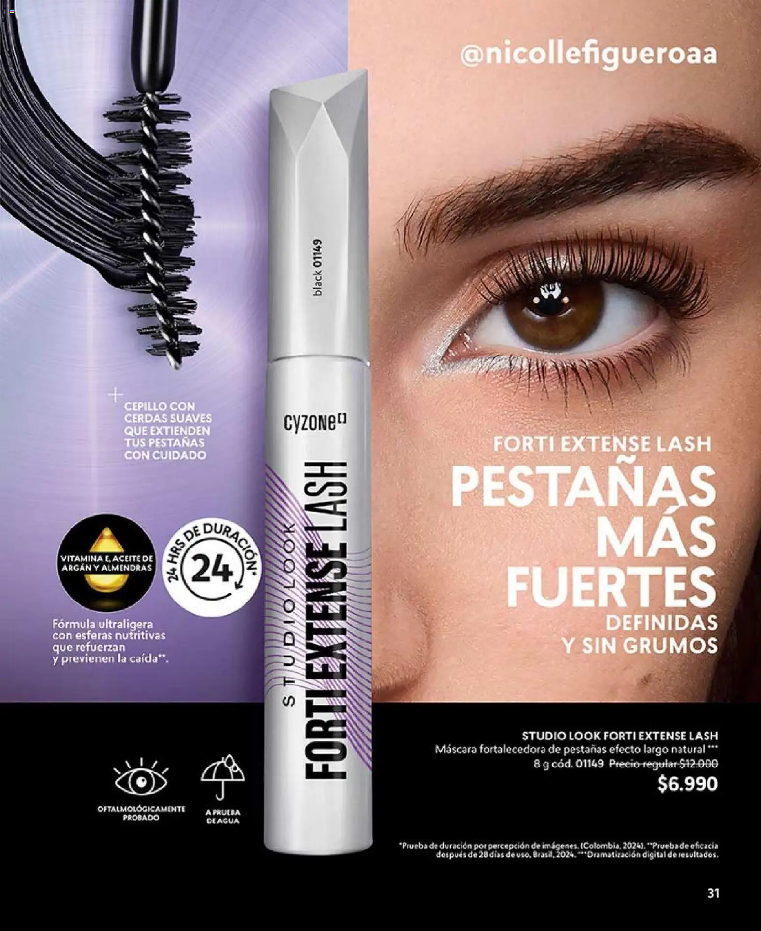 Catálogo CyZone Campaña 1 │ válido desde el 01.01.2026 | Página: 31 | Productos: Agua, Cepillo, Máscara, Almendras