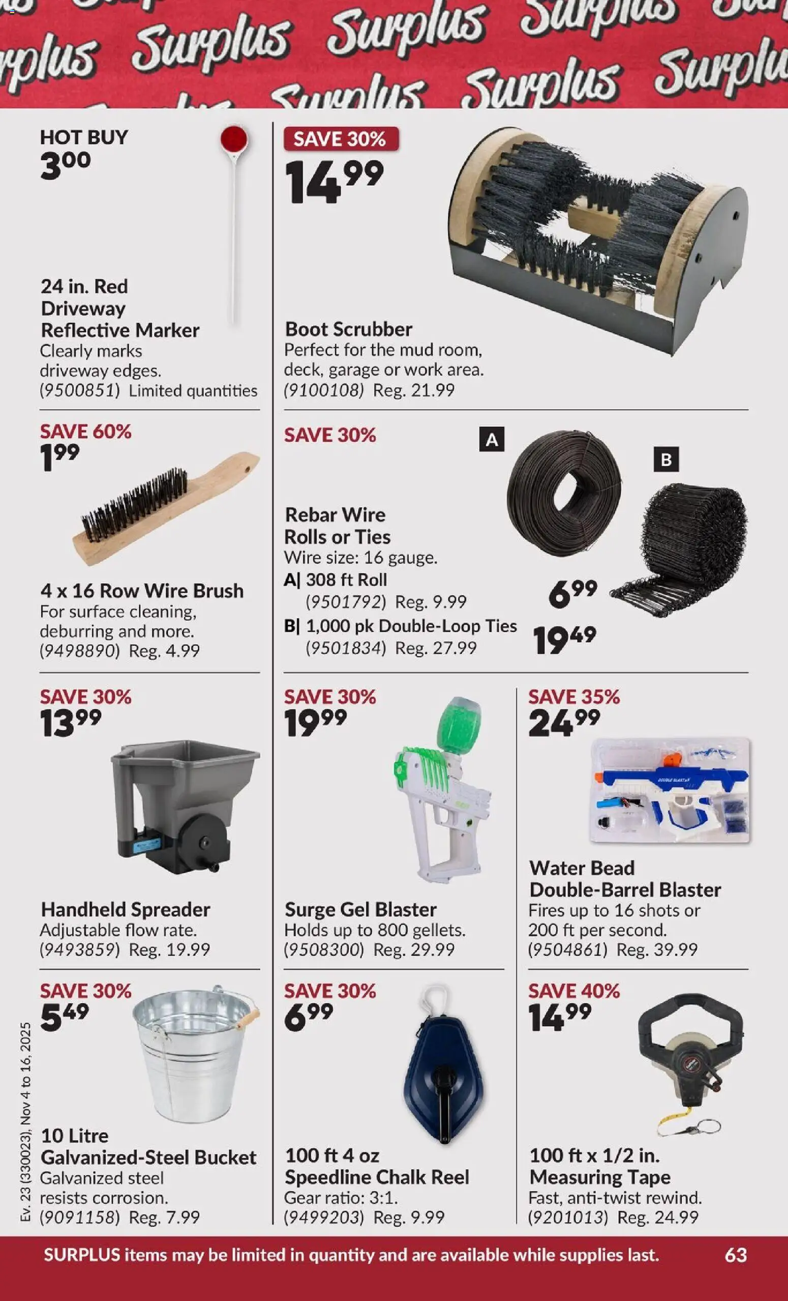 Princess Auto flyer valid from 04.11.2025 | Page: 70 | Products: Brush