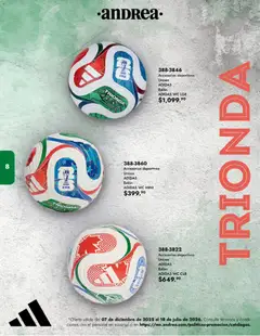 Vista previa de Andrea catálogo Lo mejor del Mundial, nuevo folleto de la tienda, válido en México a partir del 07.12.2025 | Página: 8 | Productos: Wc