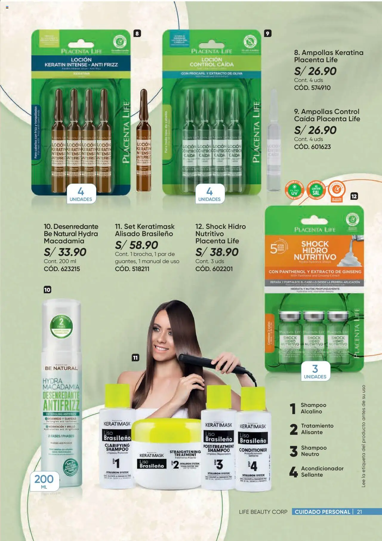 Catálogo Azzorti válido desde 28.07.2025 | Página: 21 | Productos: Shampoo, Acondicionador