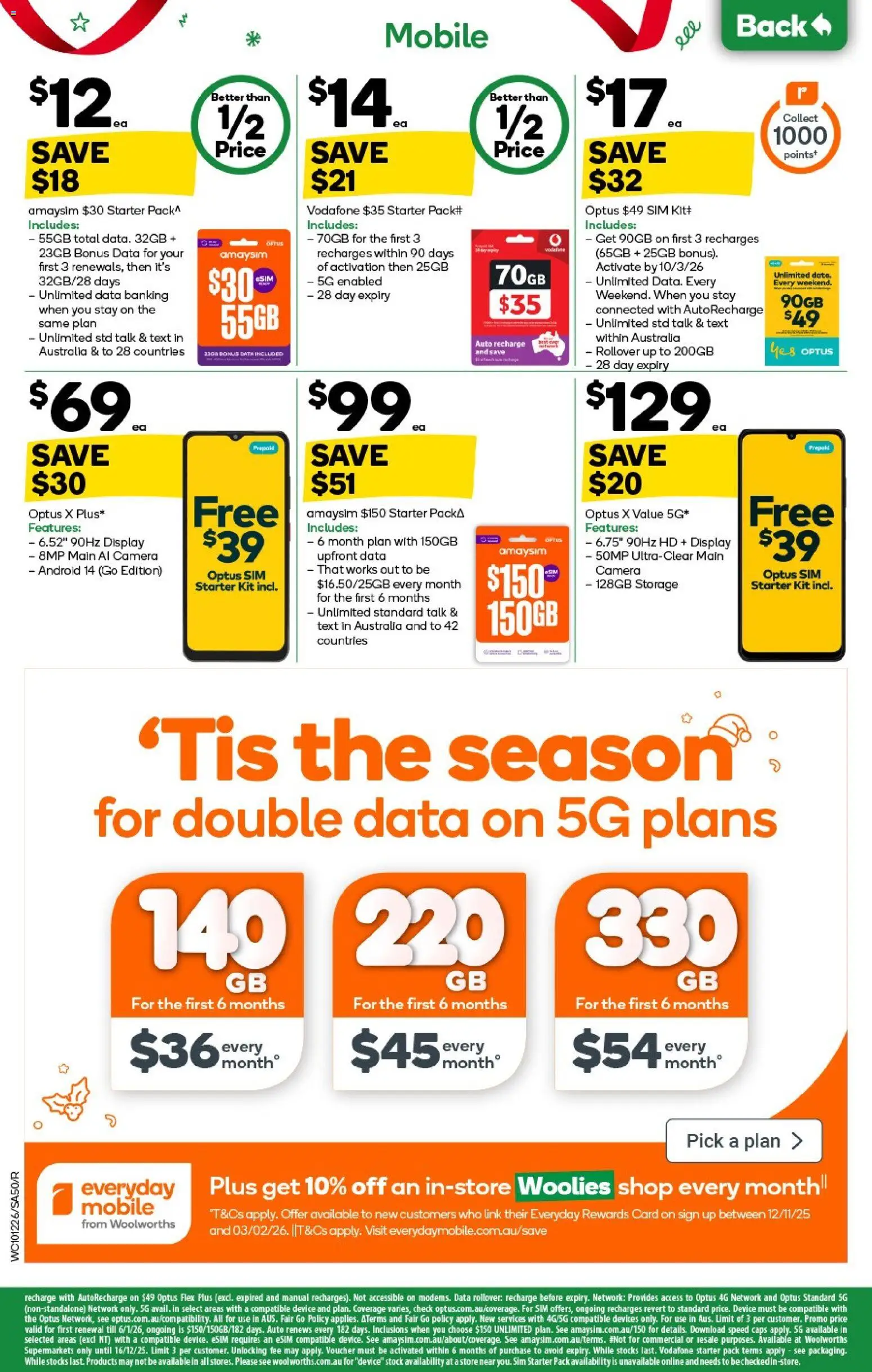 Woolworths catalogue - valid from 10.12.2025 | Page: 50 | Products: Device, Camera, Mobile