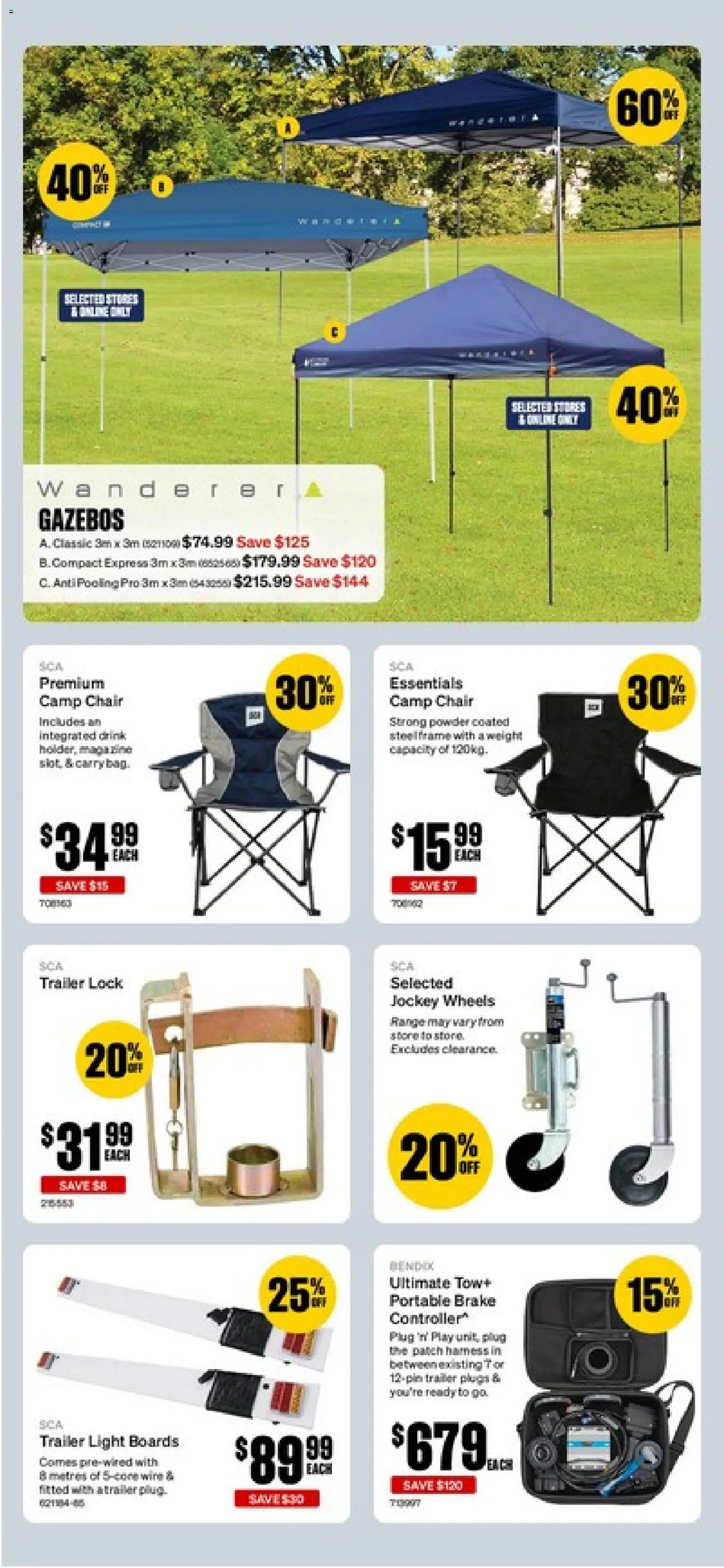 Supercheap Auto catalogue - valid from 04.03.2026 | Page: 12 | Products: Chair, Powder, Peach, Portable