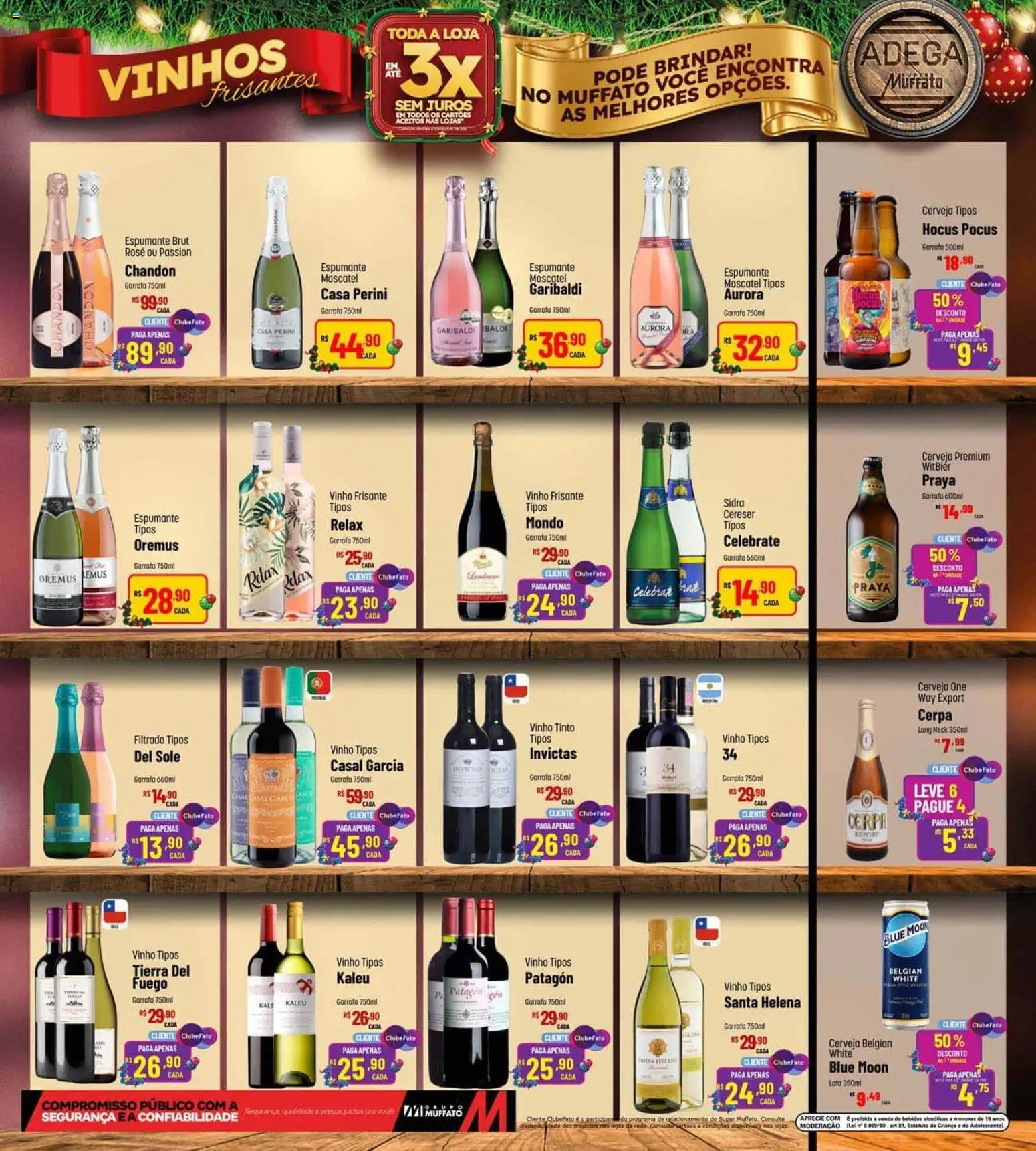 Super Muffato Folheto - válido de 17.11.2025 | Página: 6 | Produtos: Espumante, Vinho, Cerveja