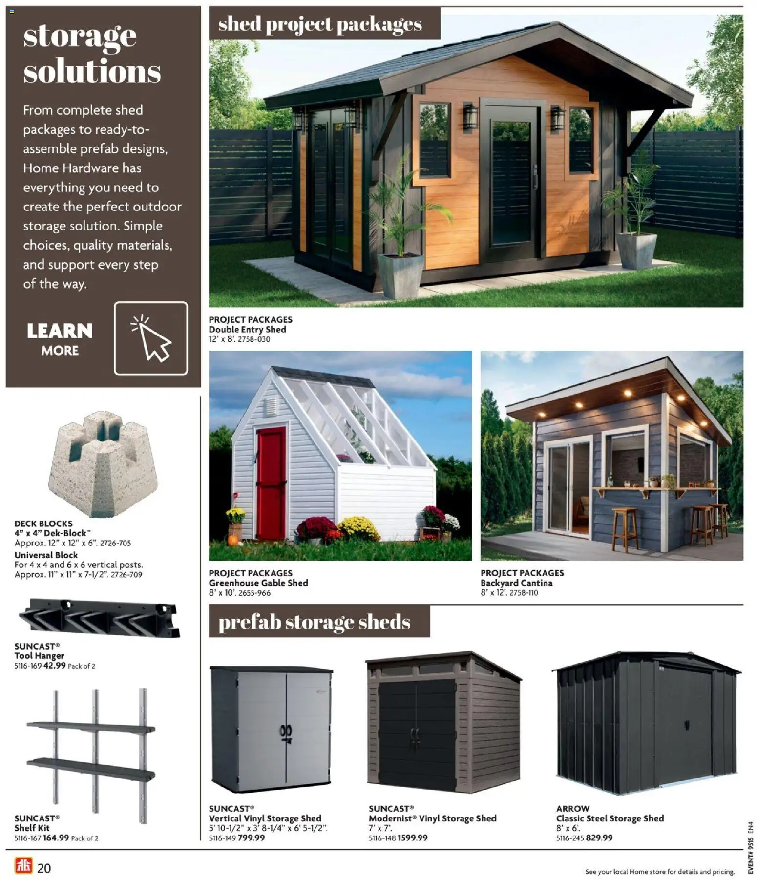 Home Hardware flyer valid from 09.04.2026 | Page: 20 | Products: Shelf