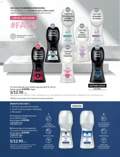 Vista previa de folleto Avon - Ciclo 19 de la Avon válido desde 01.12.2025 | Página: 171 | Productos: Desodorante, Antitranspirante, Té, Fragancia