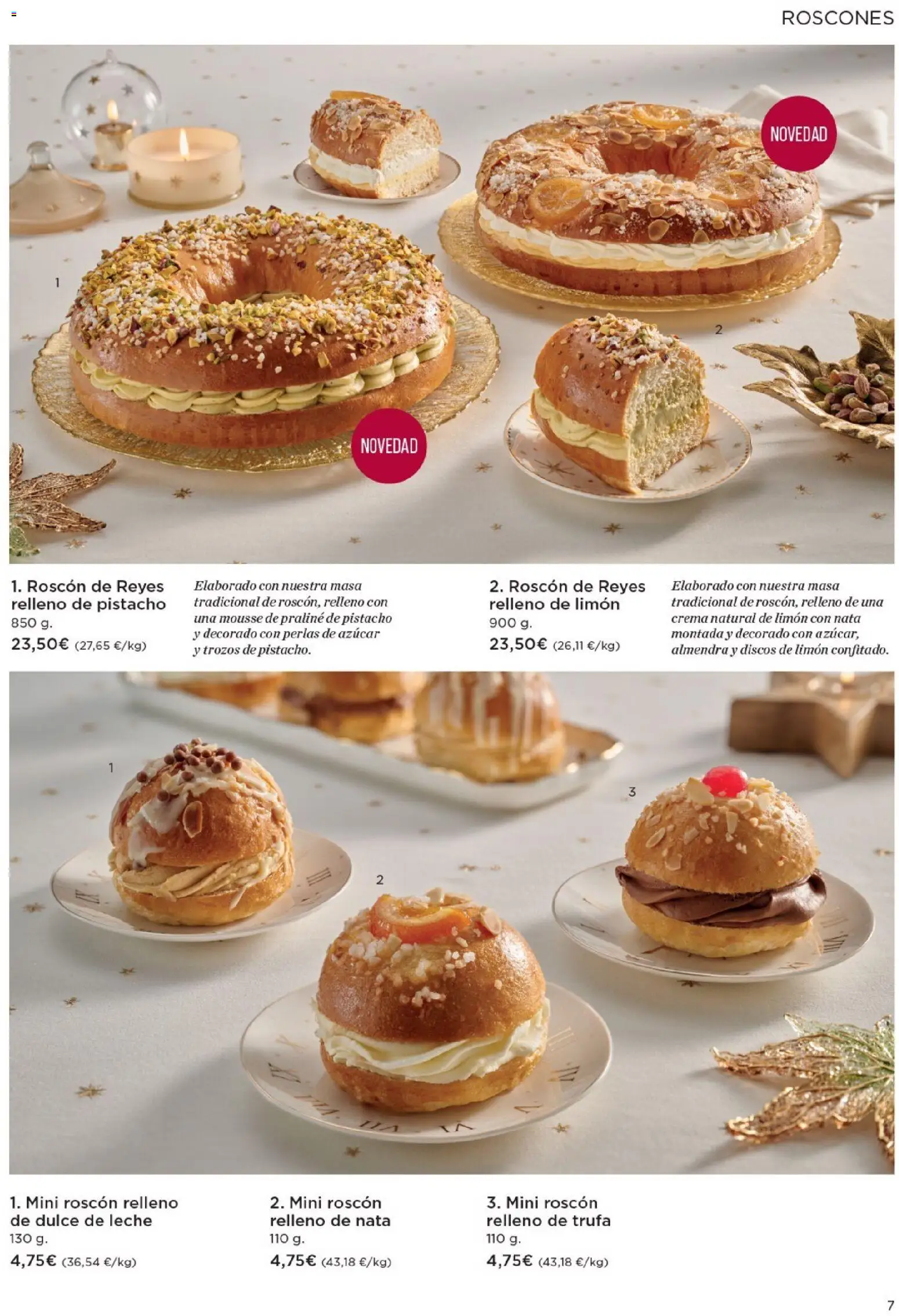 Nuevas ofertas de El Corte Inglés válidas en toda la República Mexicana desde el 05.12.2025. ¡Encuentra las mejores ofertas en El Corte Inglés catálogo Navinad! | Página: 7 | Productos: Azúcar, Limón, Mousse, Almendra