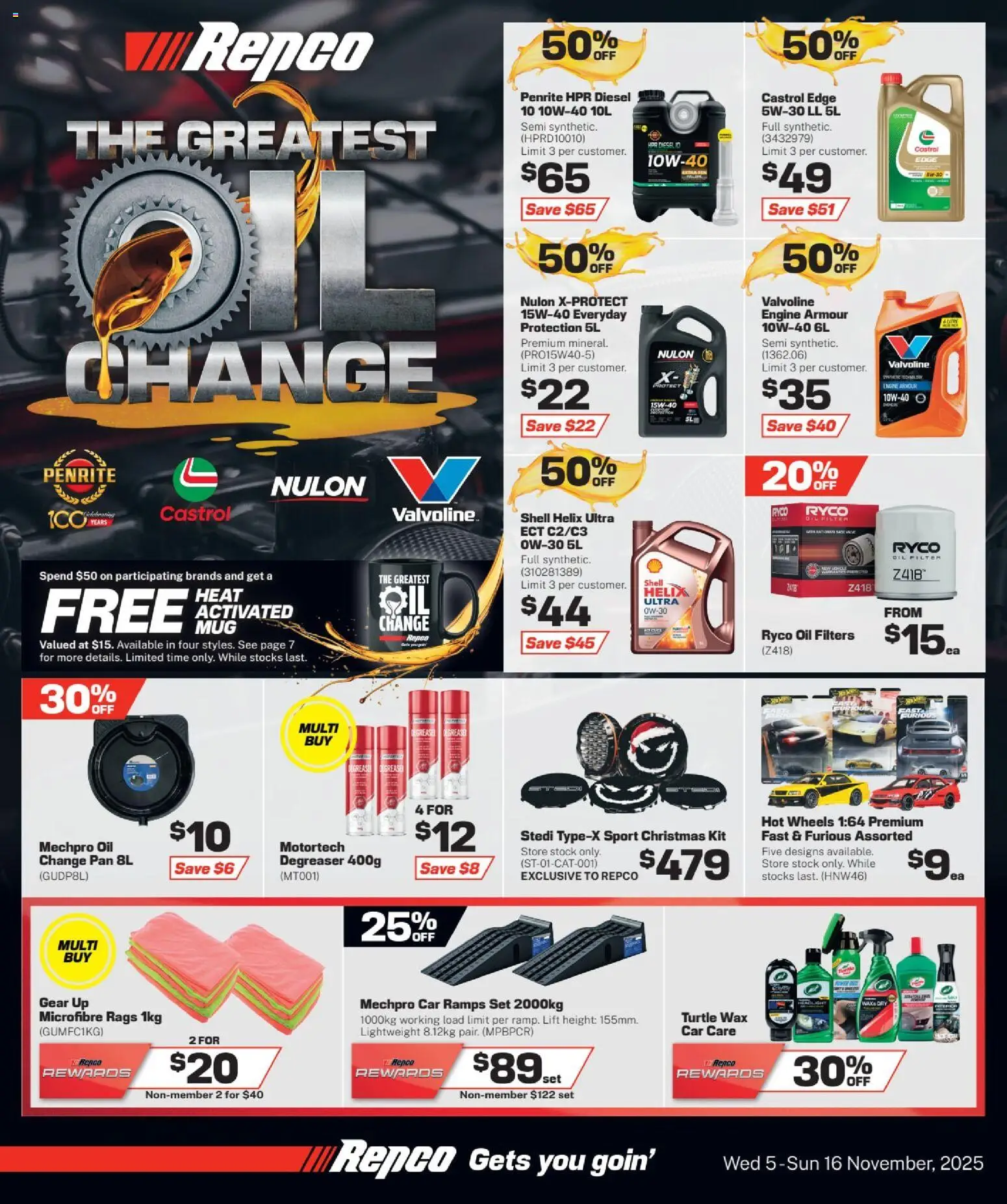 Repco catalogue - valid from 05.11.2025 | Page: 1 | Products: Oil