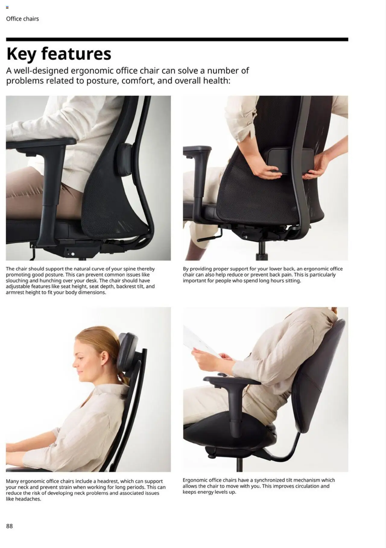IKEA Office Brochure 2025 - valid from 01.03.2025 | Page: 88 | Products: Chair