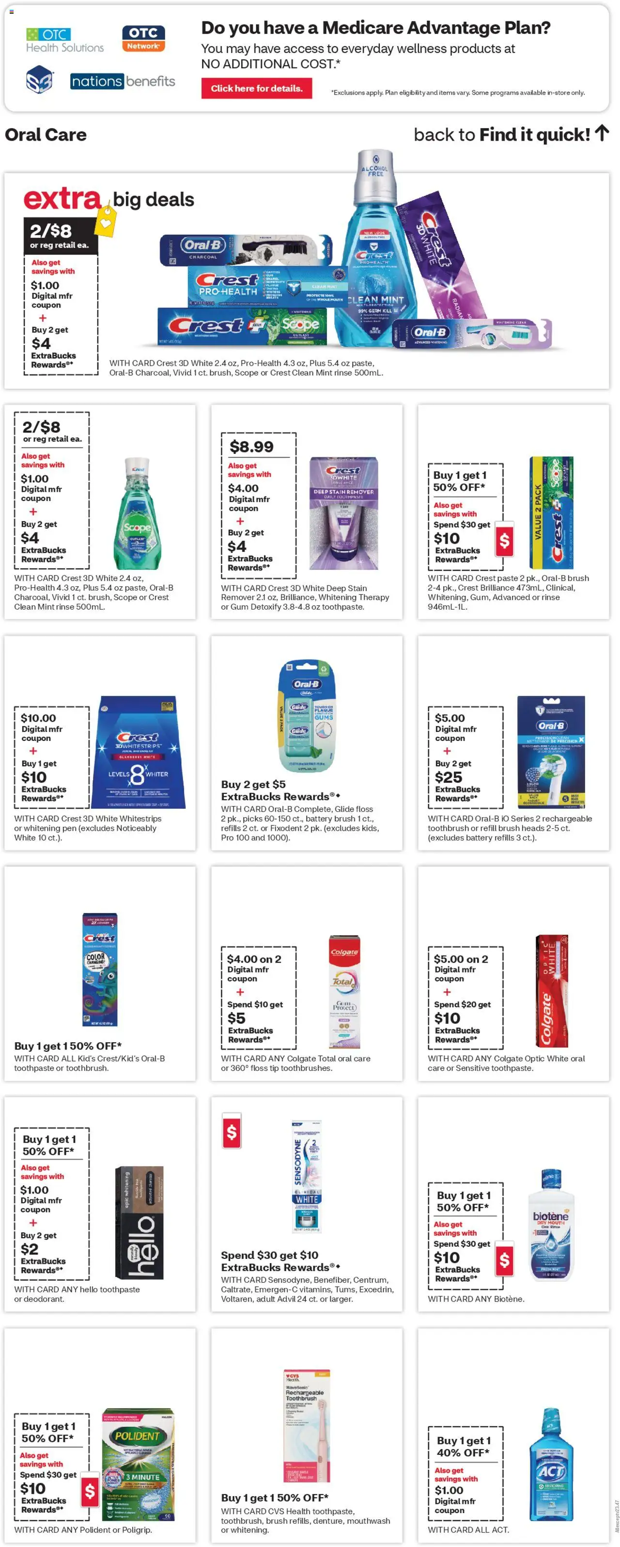 CVS Pharmacy Weekly Ad - NM - valid from 03.08.2025 | Page: 13 | Products: Battery, Pen, Toothbrush, Mouthwash