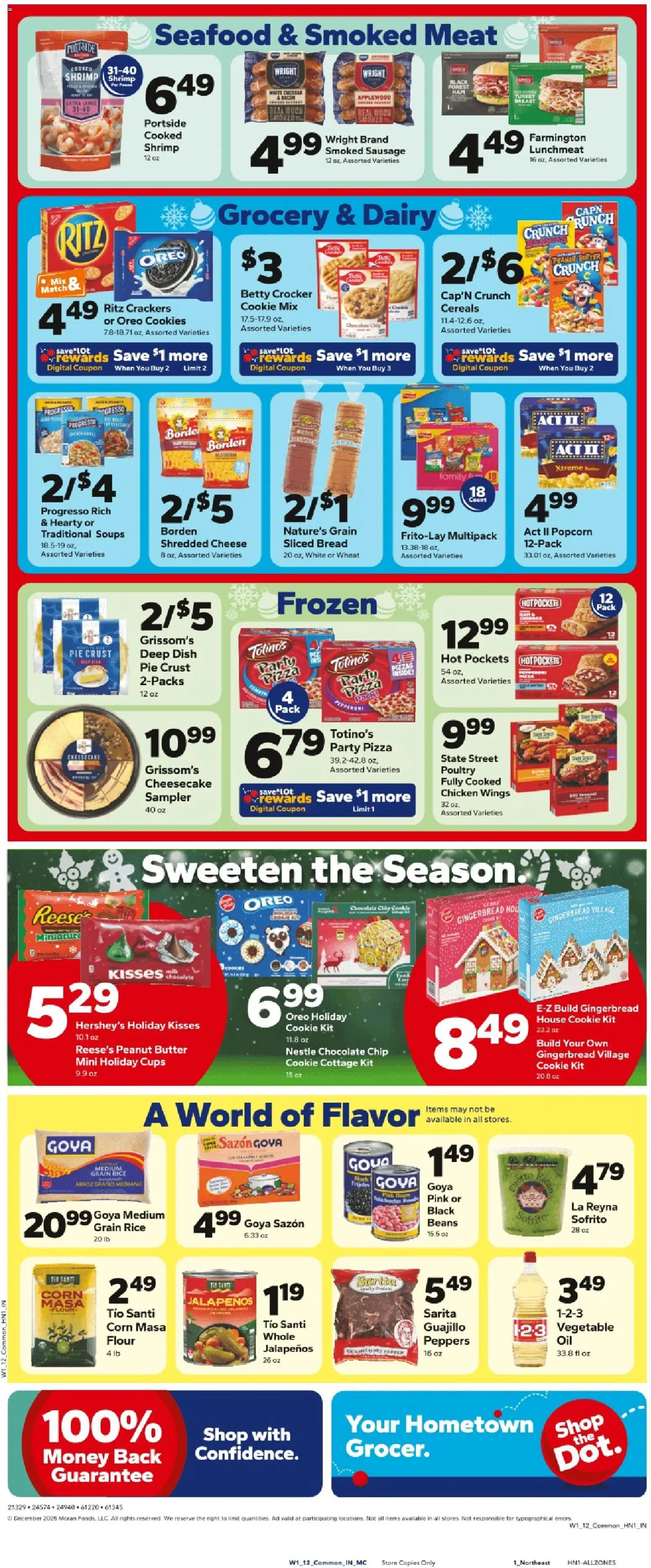 Save a Lot - Weekly Ad - valid from 03.12.2025 | Page: 2 | Products: Chocolate, Pizza, Cereals, Cookies
