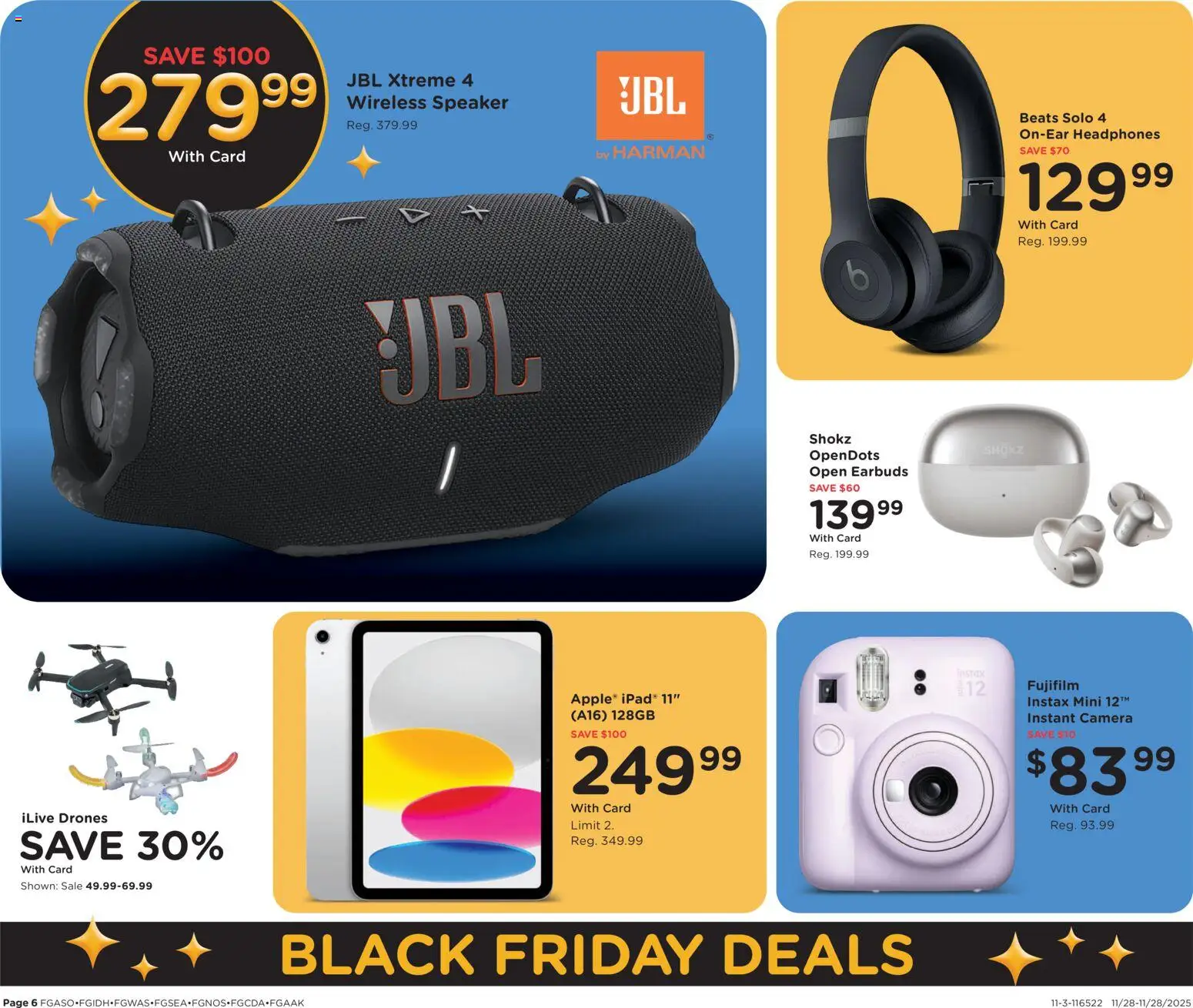 Fred Meyer Home & Apparel - valid from 28.11.2025 | Page: 7 | Products: Headphones, Camera, Speaker