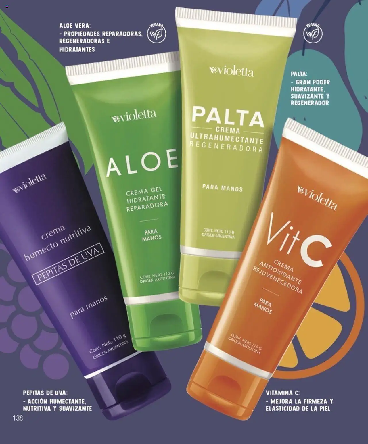 Violetta catálogo │ válido desde el 07.08.2025 | Página: 138 | Productos: Palta, Uva, Suavizante, Crema