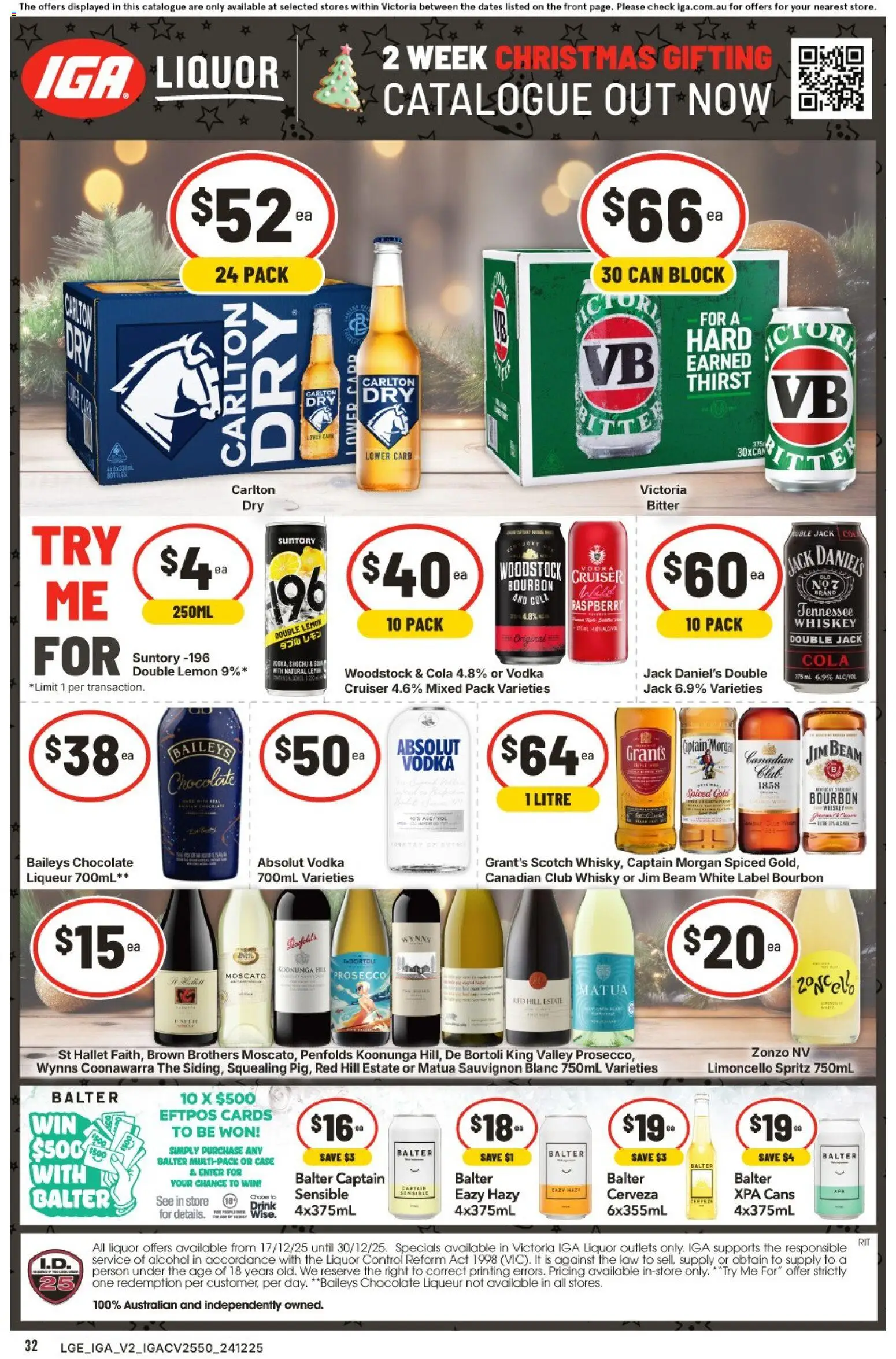 IGA catalogue - valid from 24.12.2025 | Page: 5 | Products: Chocolate, Bourbon, Whiskey, Case