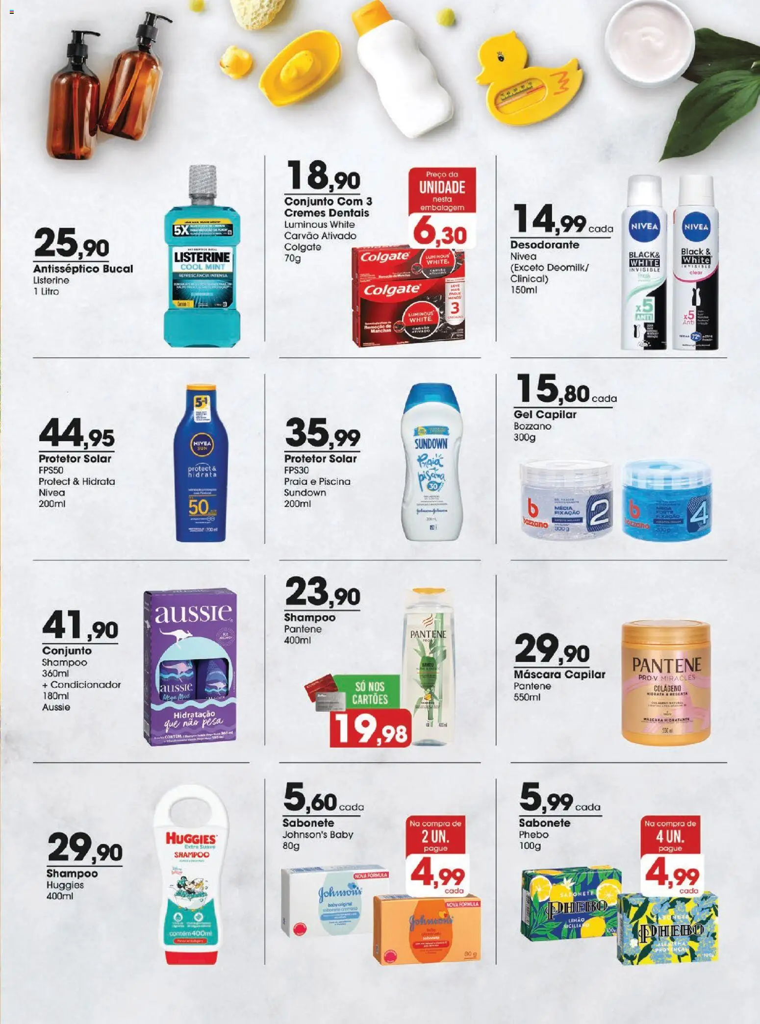 Zaffari Folheto - válido de 03.02.2026 | Página: 15 | Produtos: Limão siciliano, Protetor solar, Desodorante, Shampoo pantene