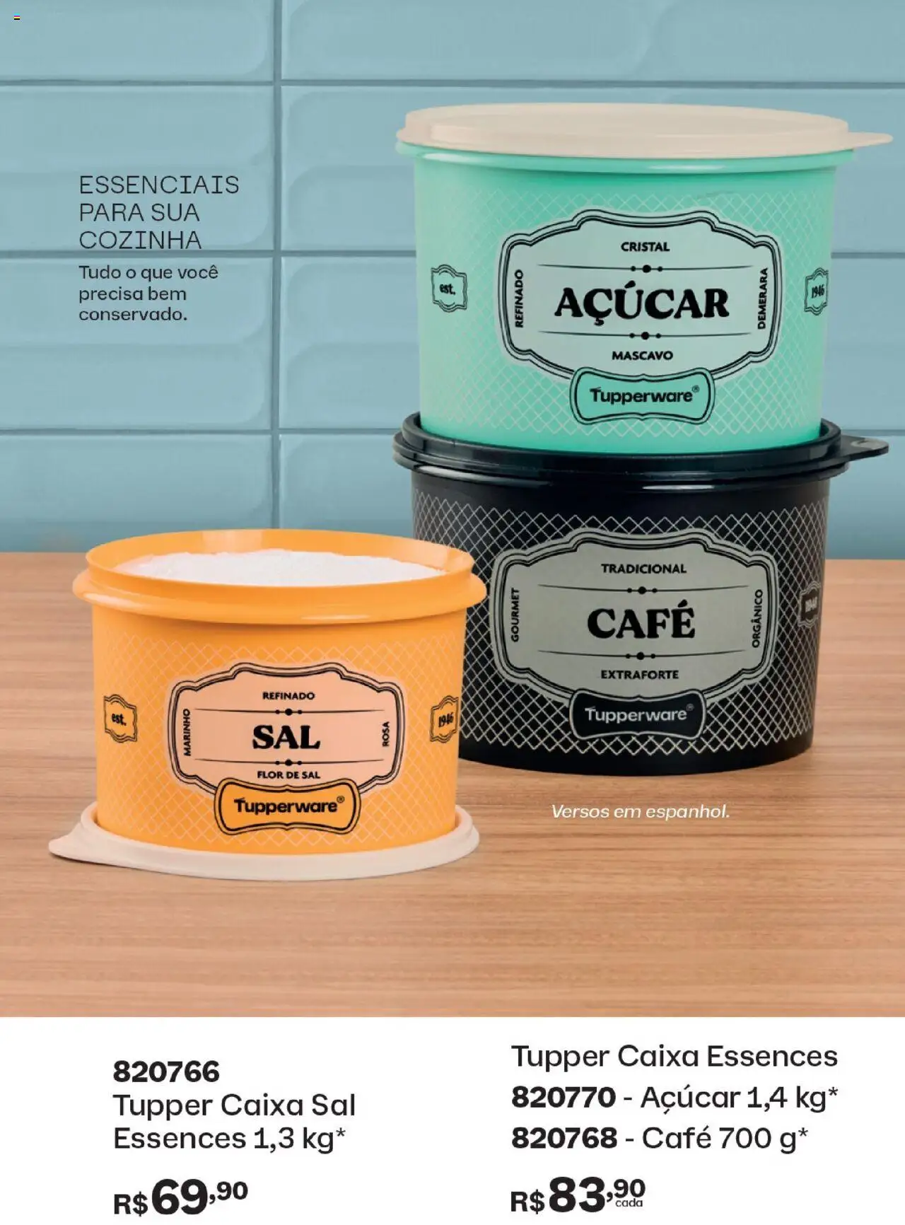 Tupperware Folheto - válido de 01.10.2025 | Página: 20 | Produtos: Caixa, Café, Açúcar, Sal