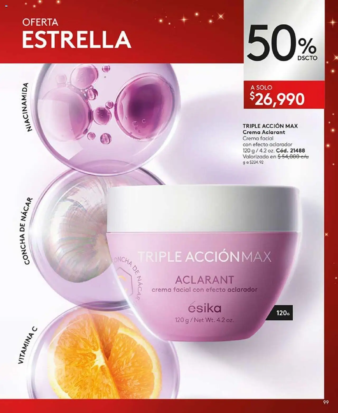 Ésika revista - valida desde el 14.10.2025 | Página: 99 | Productos: Crema