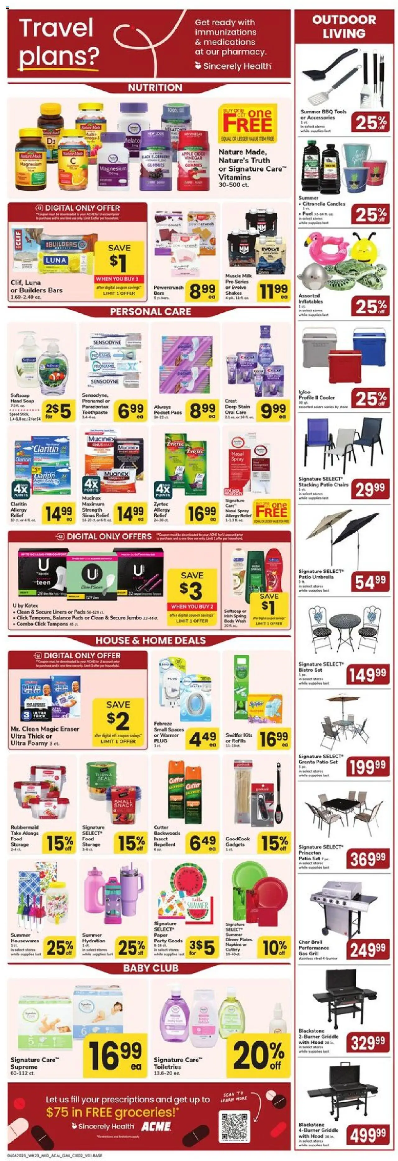 Acme Ad - valid from 06.06.2025 | Page: 2 | Products: Magnesium, Vinegar, Eraser, Grill