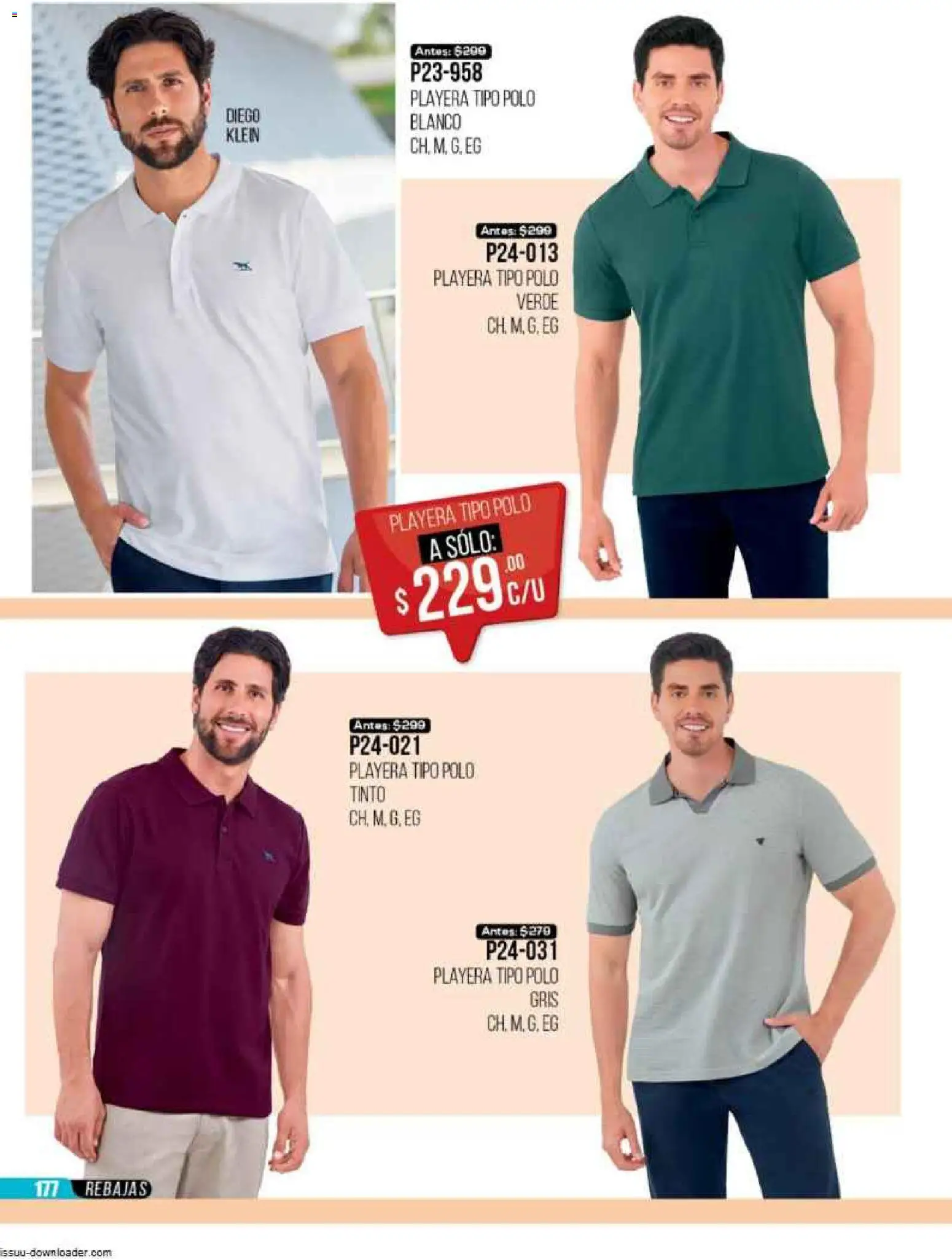 Nuevas ofertas de Cklass válidas en toda la República Mexicana desde el 31.10.2025. ¡Encuentra las mejores ofertas en Cklass catálogo Super Rebajas Ropa! | Página: 180 | Productos: Playera