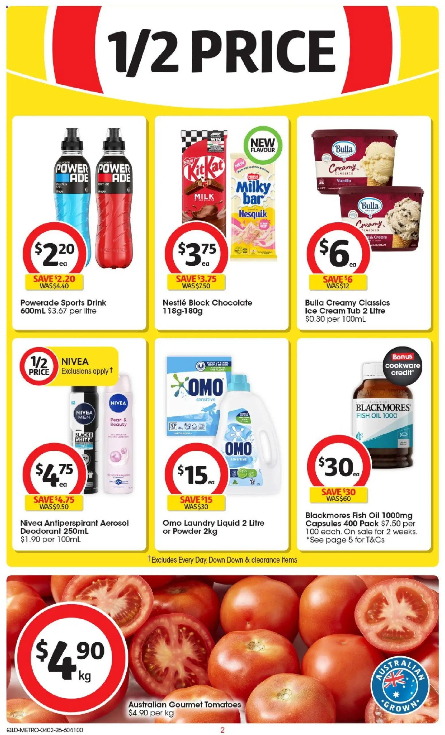 Coles catalogue - valid from 04.02.2026 | Page: 3 | Products: Oil, Fish, Deodorant, Laundry
