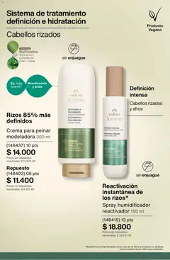 Vista previa Catálogo Natura Ciclo 1/2026 válido desde el 06.01.2026 | Página: 238 | Productos: Humidificador, Crema de peinar, Brillo, Crema