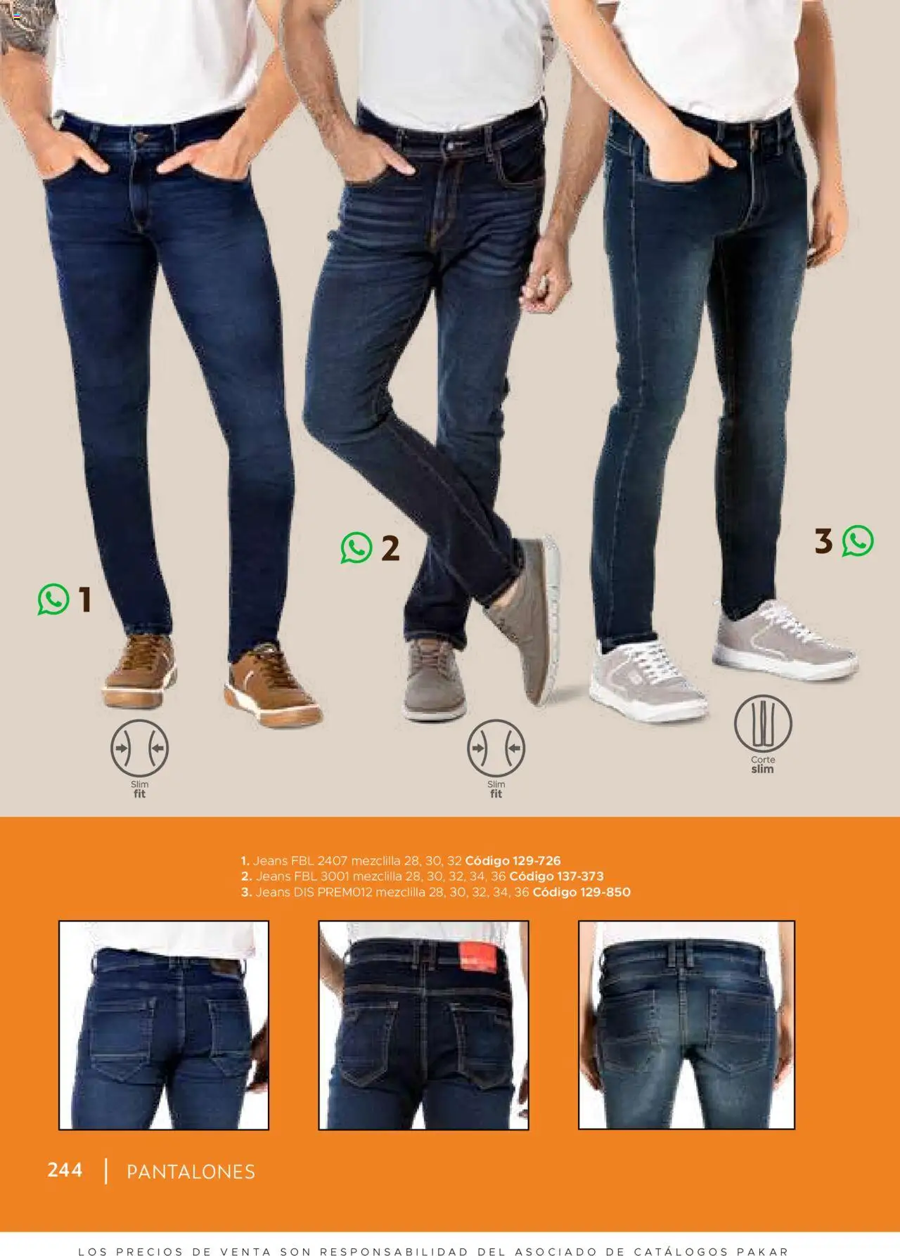 Nuevas ofertas de SC Pakar válidas en toda la República Mexicana desde el 24.07.2025. ¡Encuentra las mejores ofertas en SC Pakar Catálogo Ropa y Accesorios! | Página: 244 | Productos: Pantalones