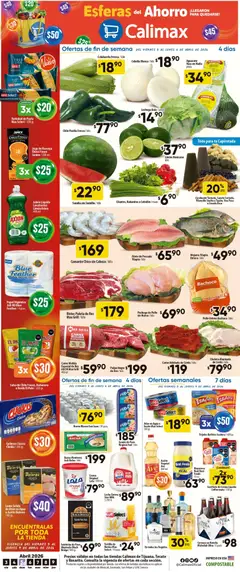 Vista previa de Calimax folleto Tijuana, nuevo folleto de la tienda, válido en México a partir del 03.04.2026